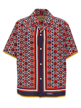 Valentino Garavani Mehrfarbige Baumwollbluse