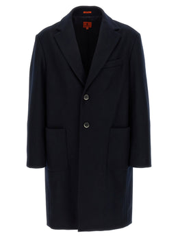 BARENA Blauer Wollmantel