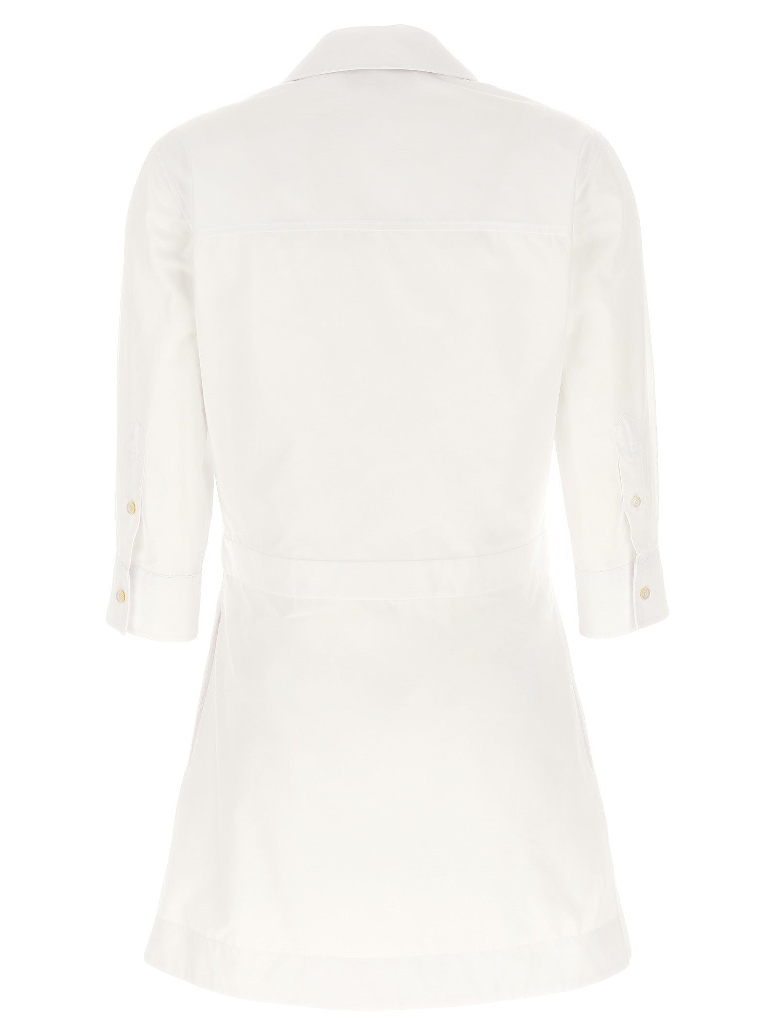 Gucci Weißes Baumwoll-Kurzkleid