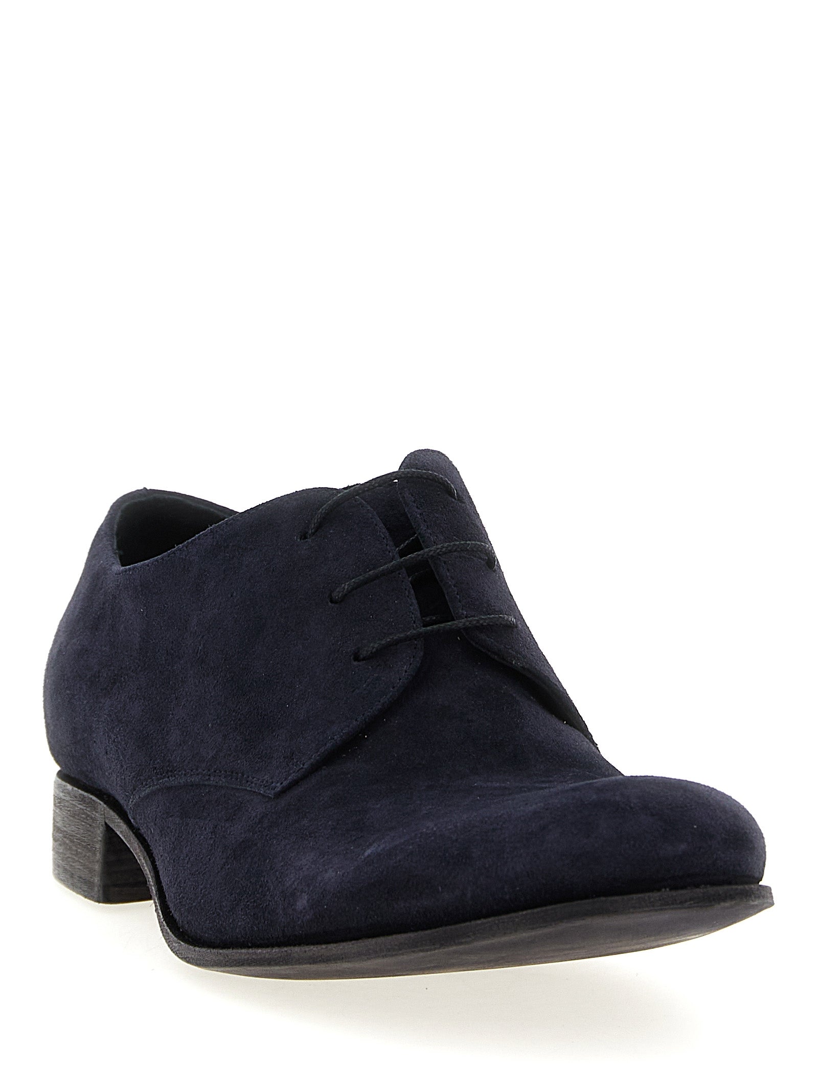 JULIAN Blaue Wildleder-Oxfords und Derbys