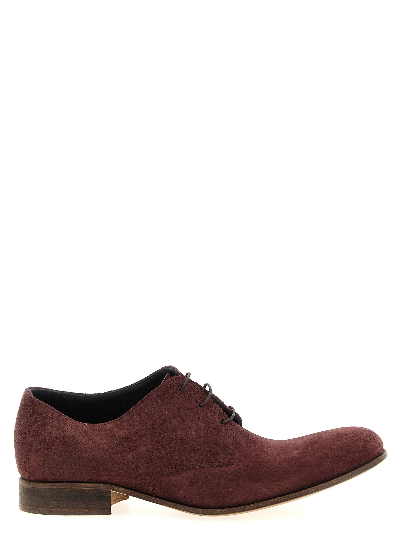 JULIAN Bordeaux Wildleder Oxford- und Derby-Schuhe