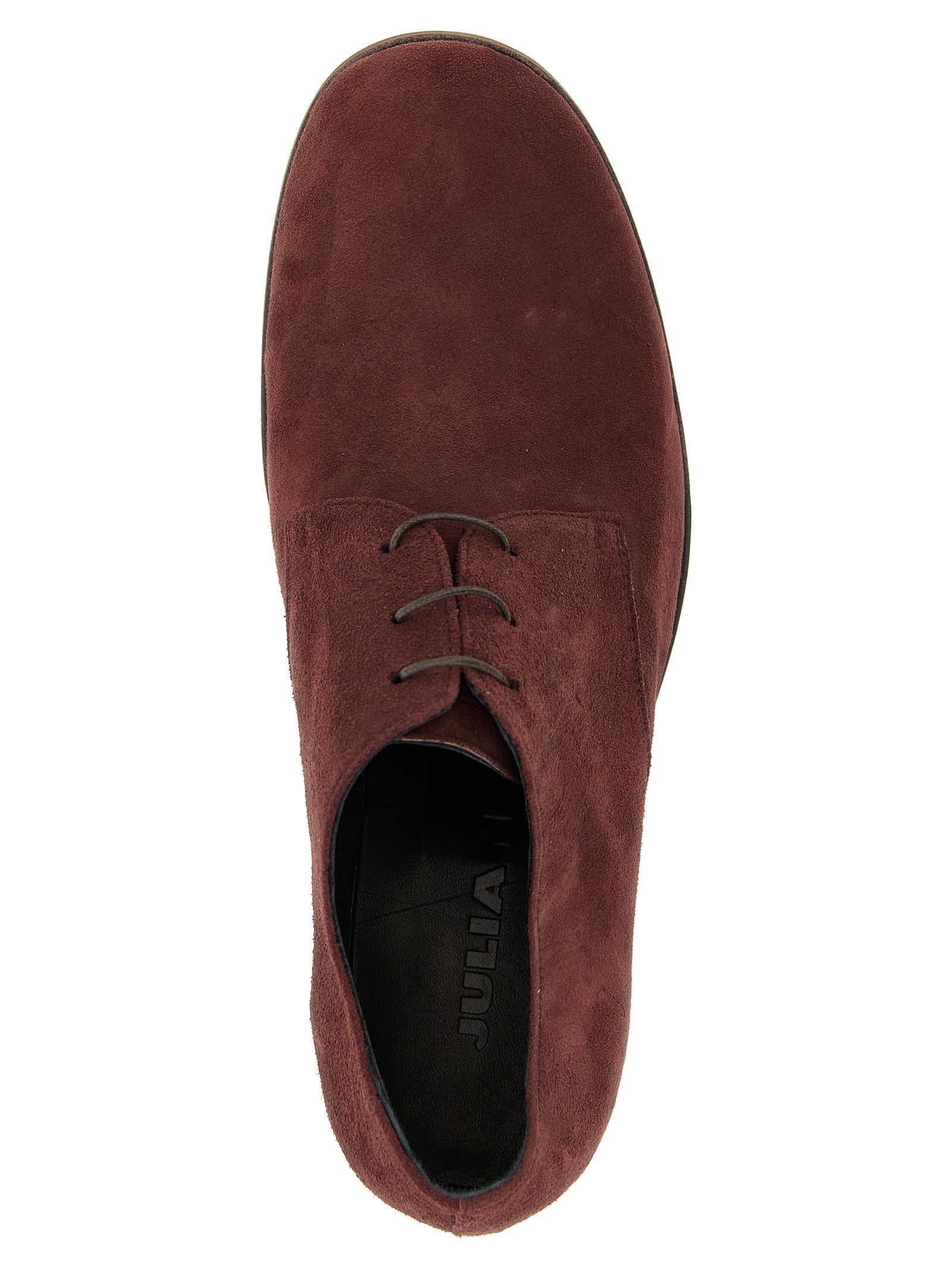 JULIAN Bordeaux Wildleder Oxford- und Derby-Schuhe