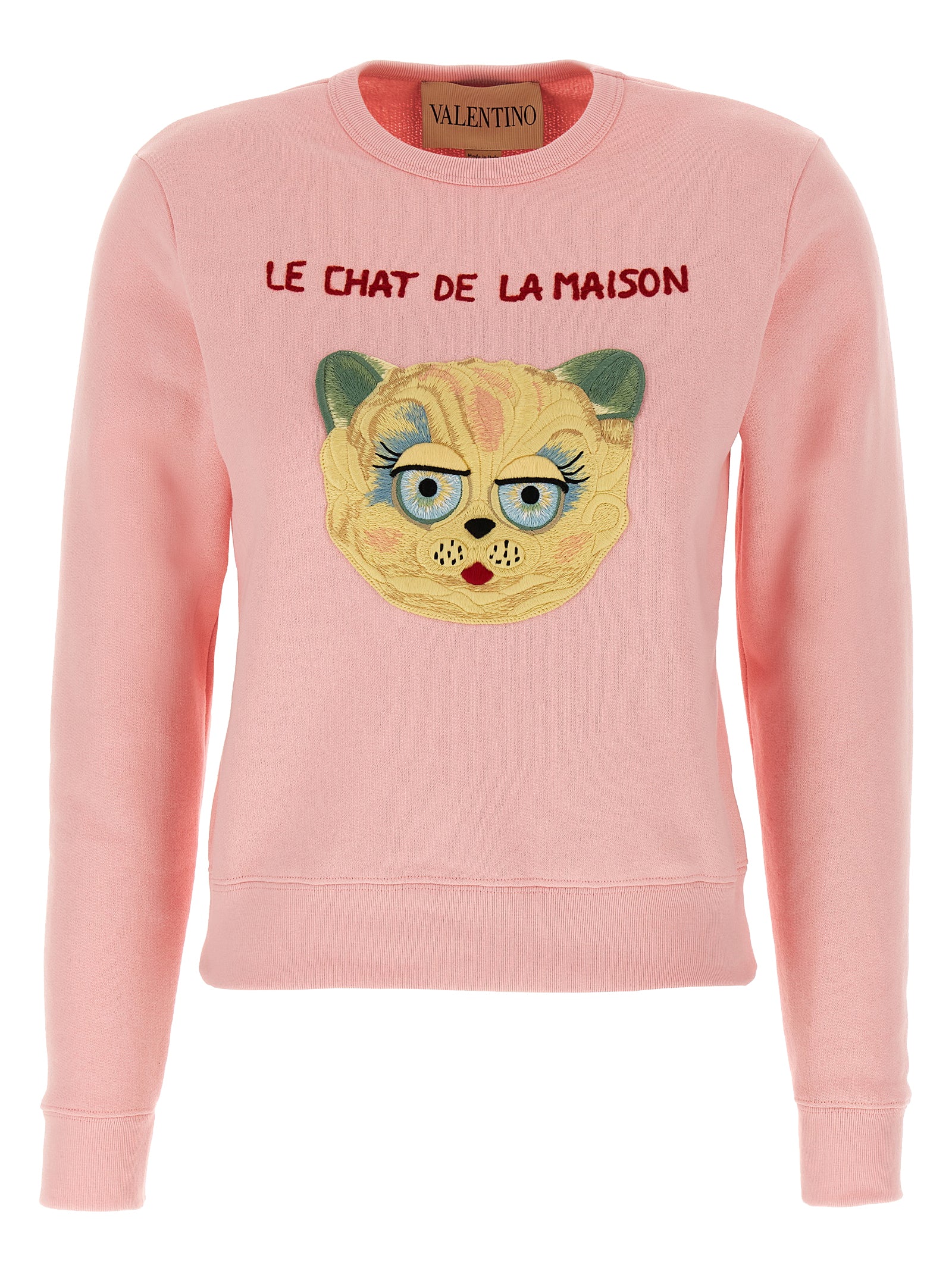 Valentino Garavani Mehrfarbiger Baumwollpullover