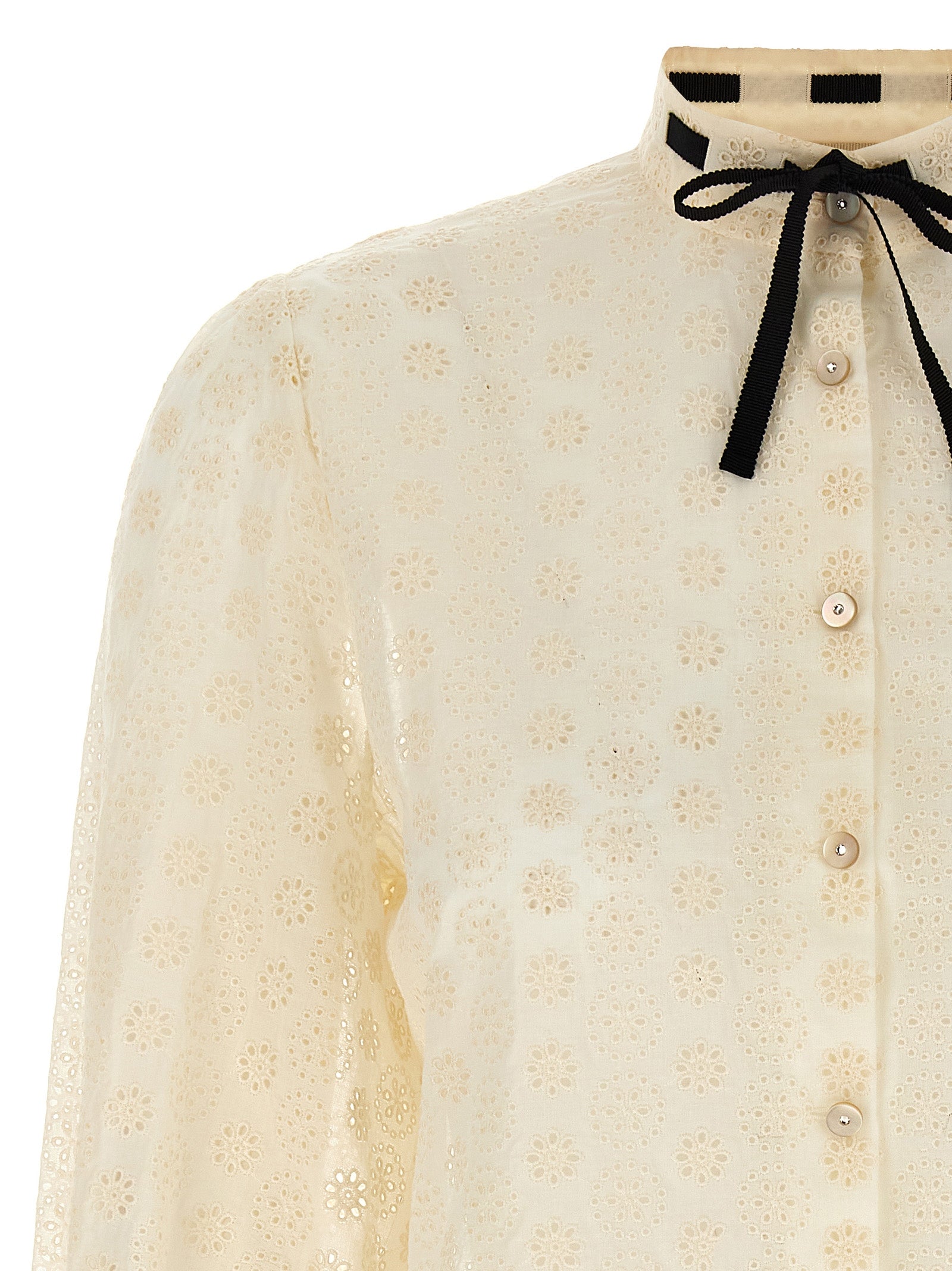 Valentino Garavani Weiße Baumwollbluse