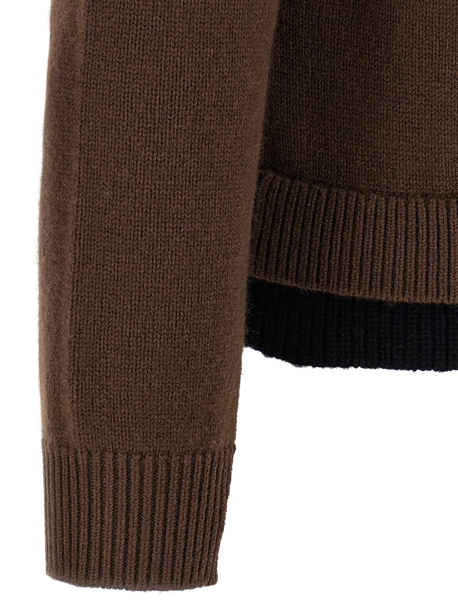 J.W.Anderson Brauner Wollcardigan