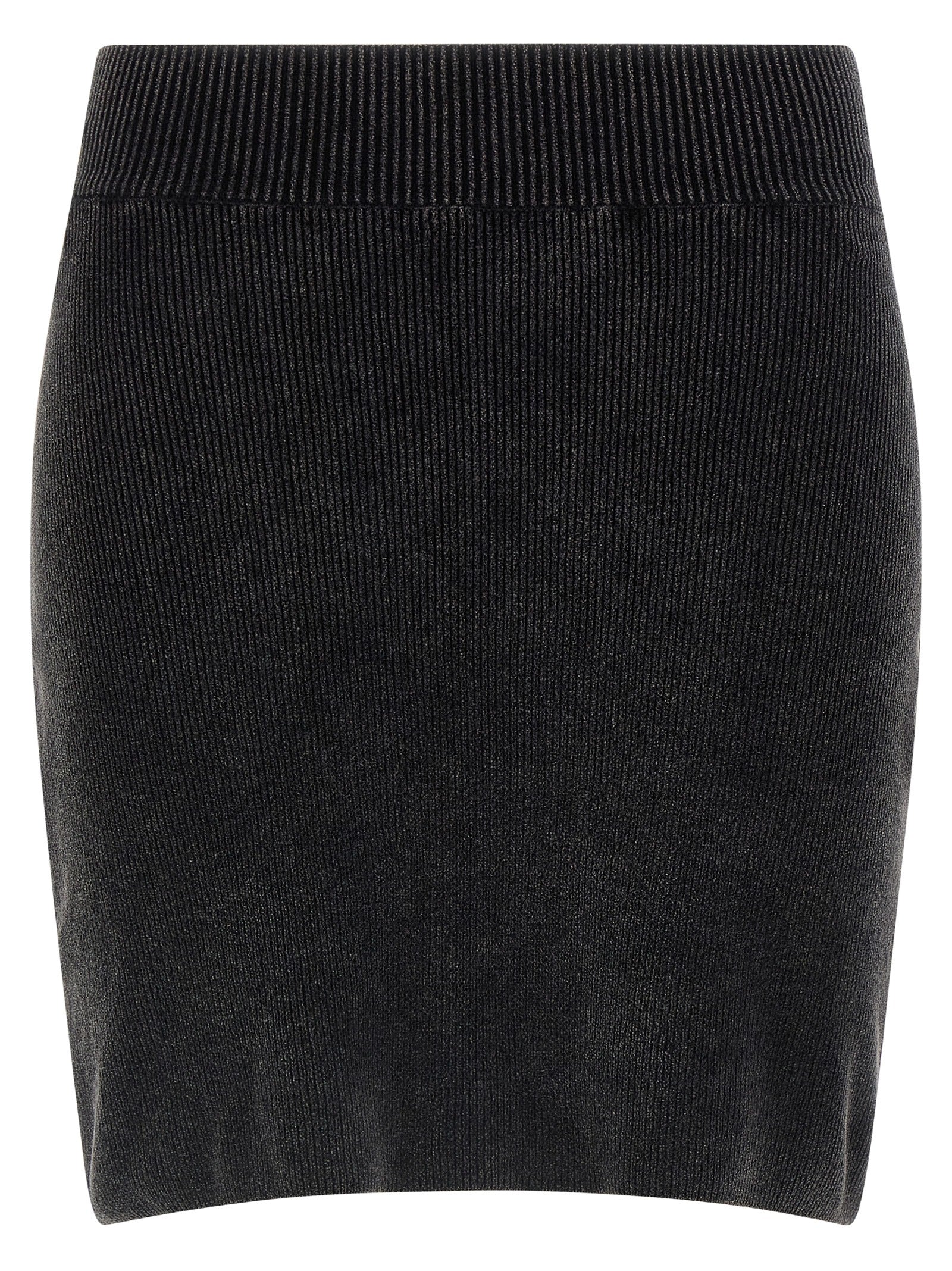 Alexander Wang Schwarzer Baumwoll-Maxirock
