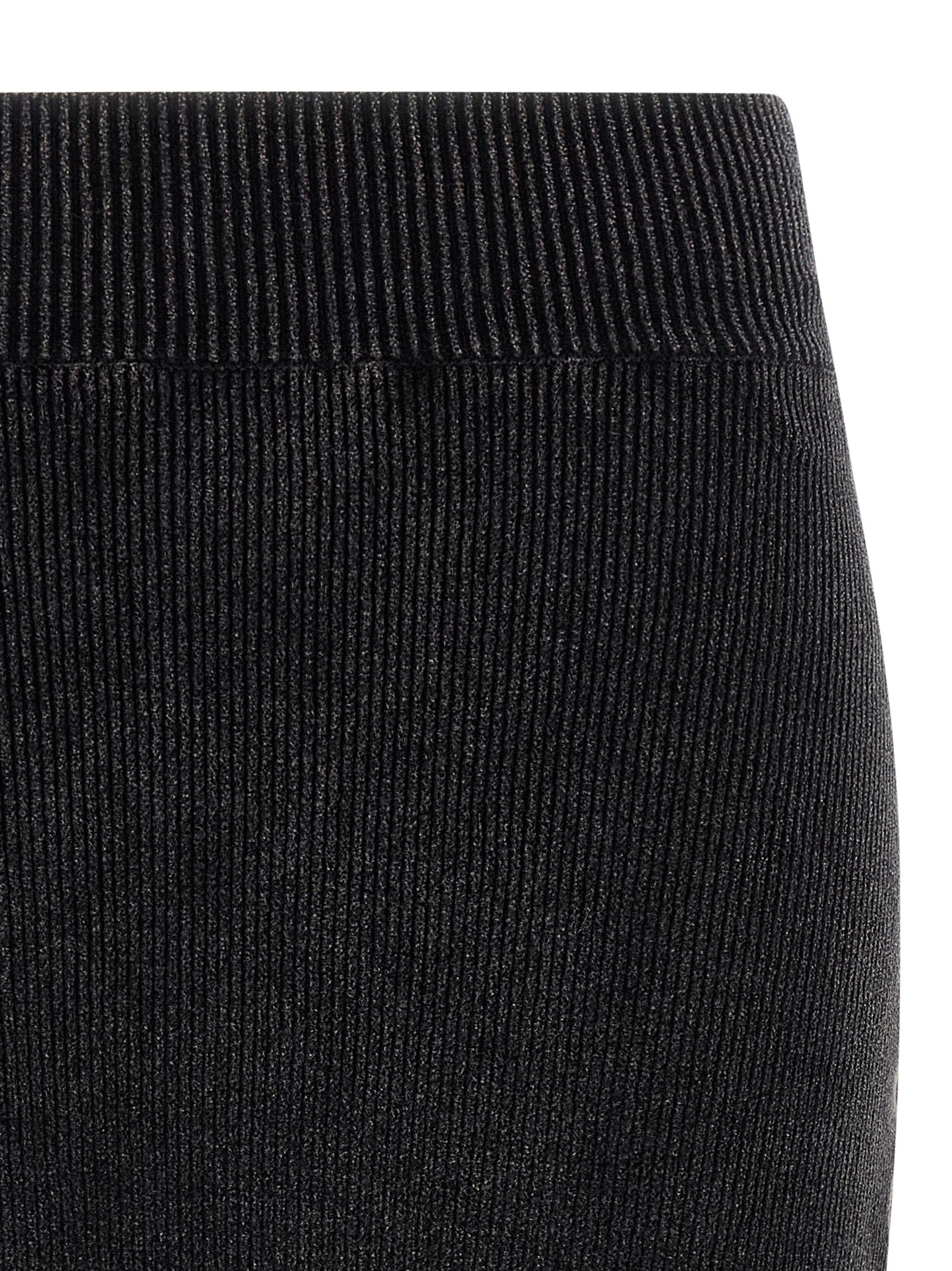 Alexander Wang Schwarzer Baumwoll-Maxirock