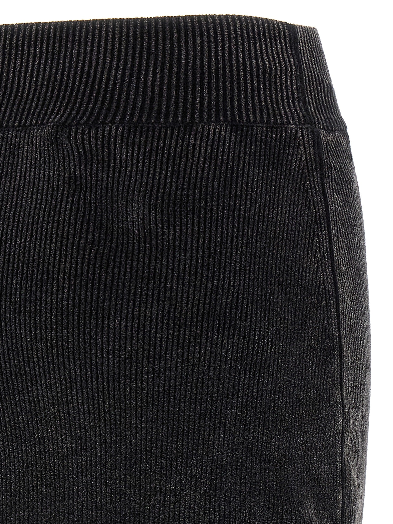 Alexander Wang Schwarzer Baumwoll-Maxirock