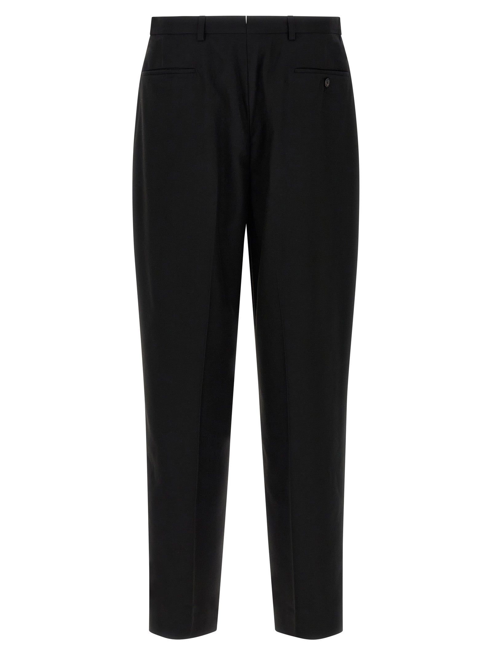 CELLAR DOOR Schwarze Palazzo-Hose aus Polyester