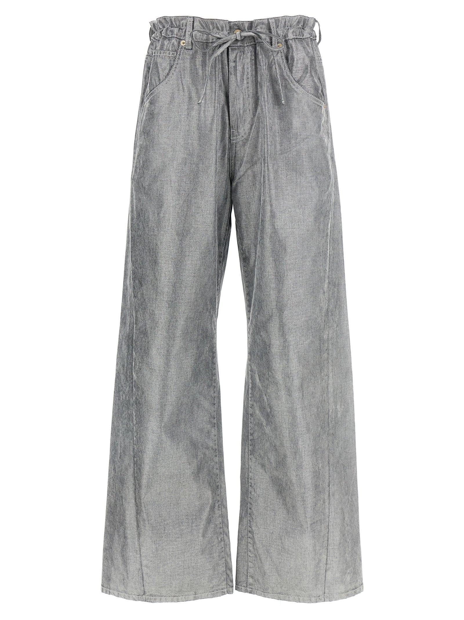 Darkpark Jeans aus Baumwolle in Silber Denim