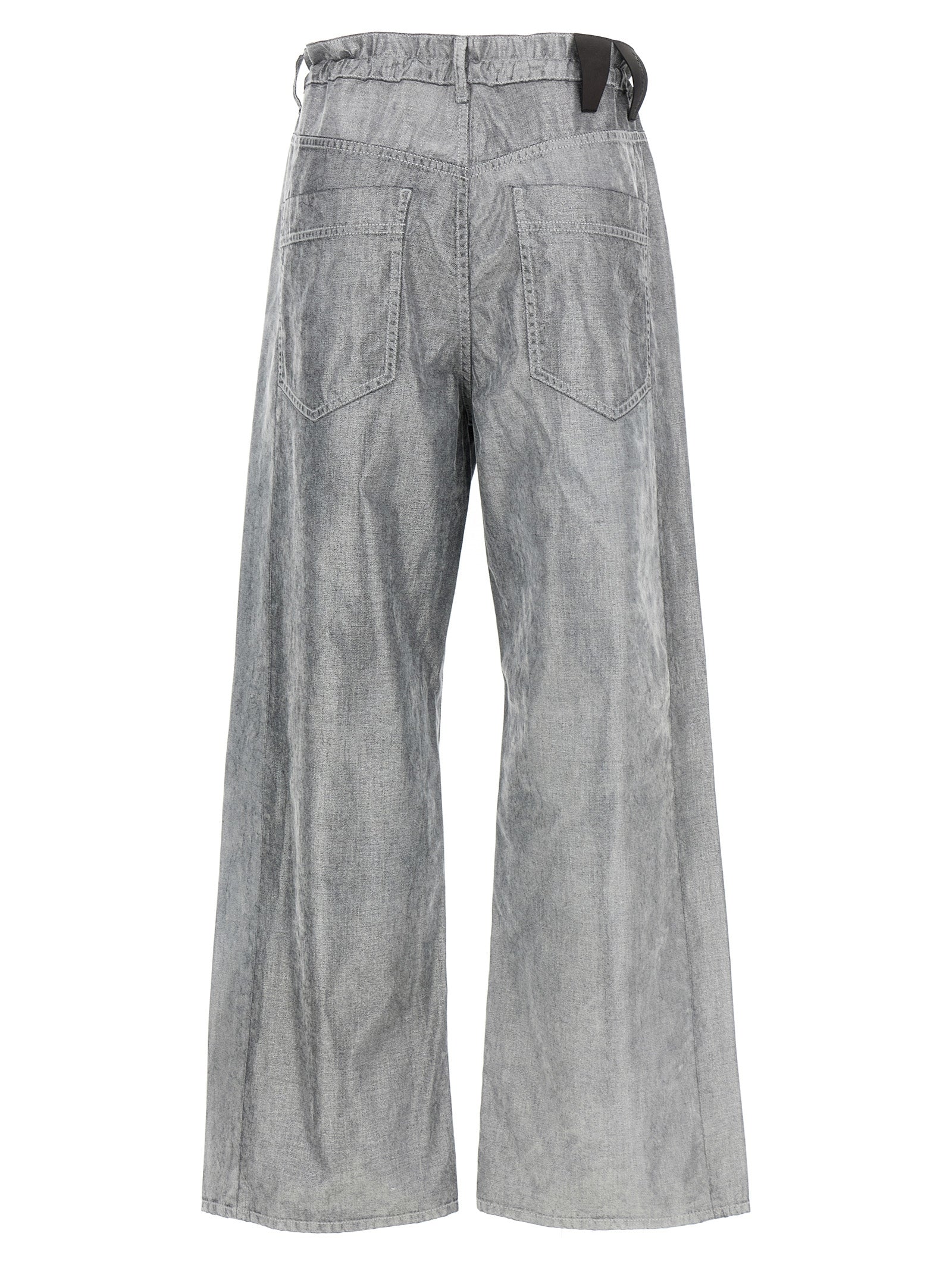 Darkpark Jeans aus Baumwolle in Silber Denim