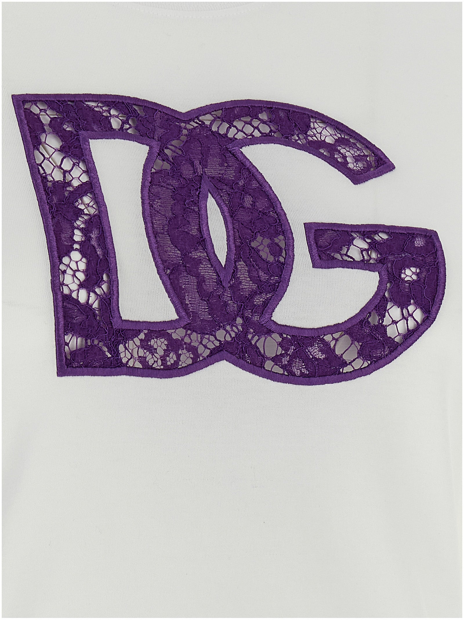 Dolce & Gabbana Weißes Baumwoll-T-Shirt