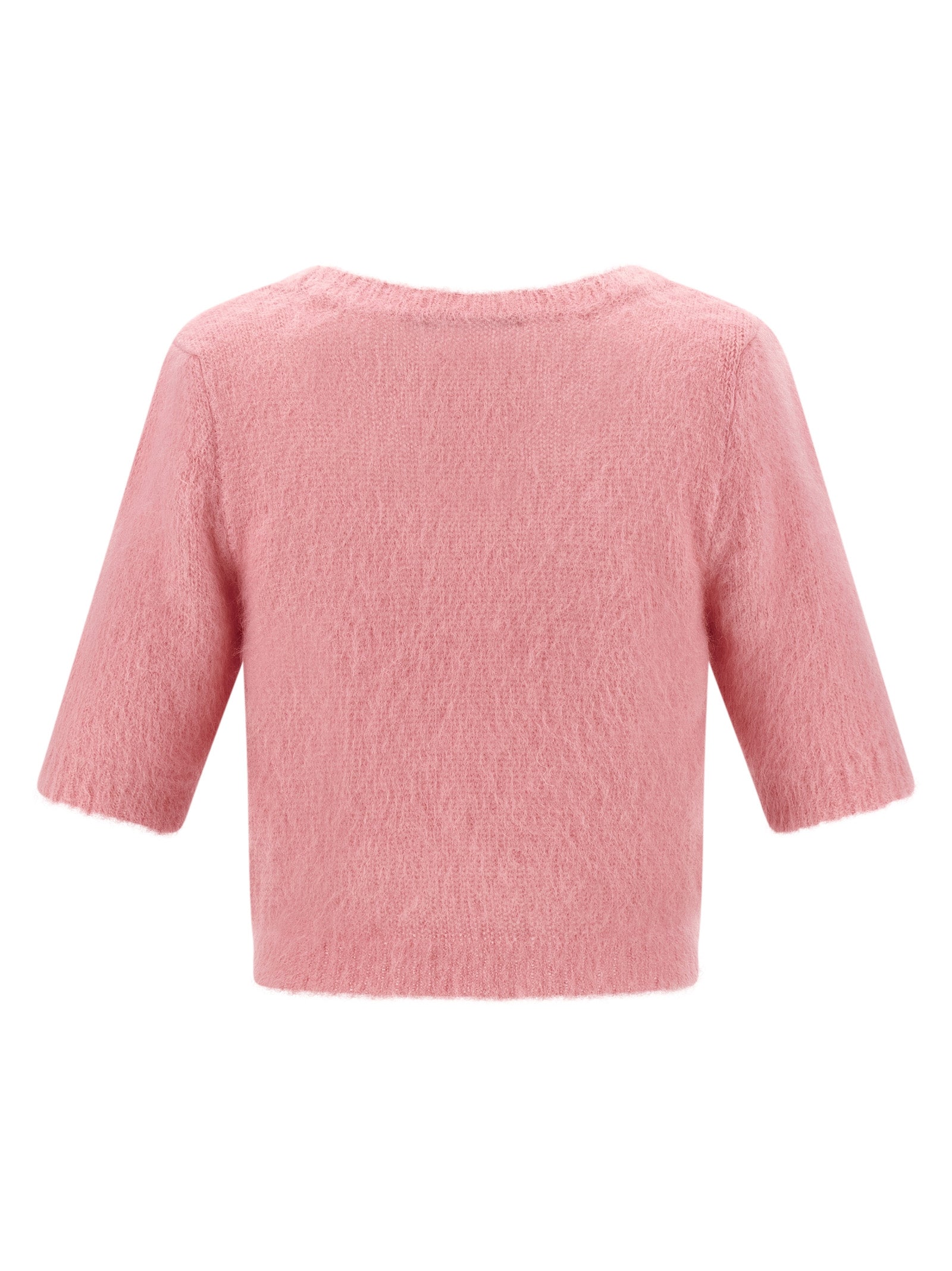 Alessandra Rich Mehrfarbige Wollstrickjacke