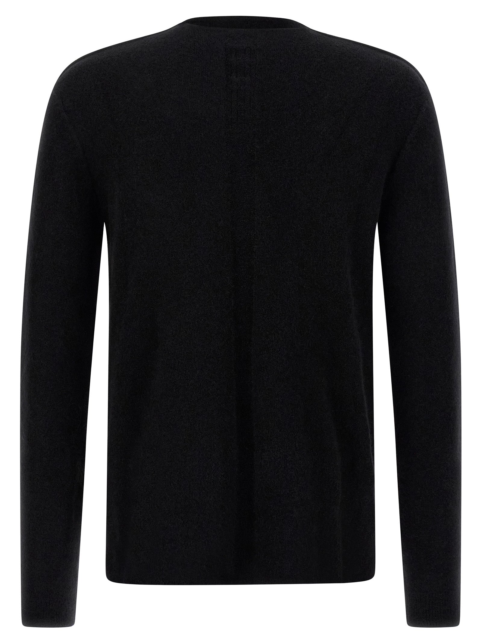 Rick Owens Schwarzer Wollcardigan