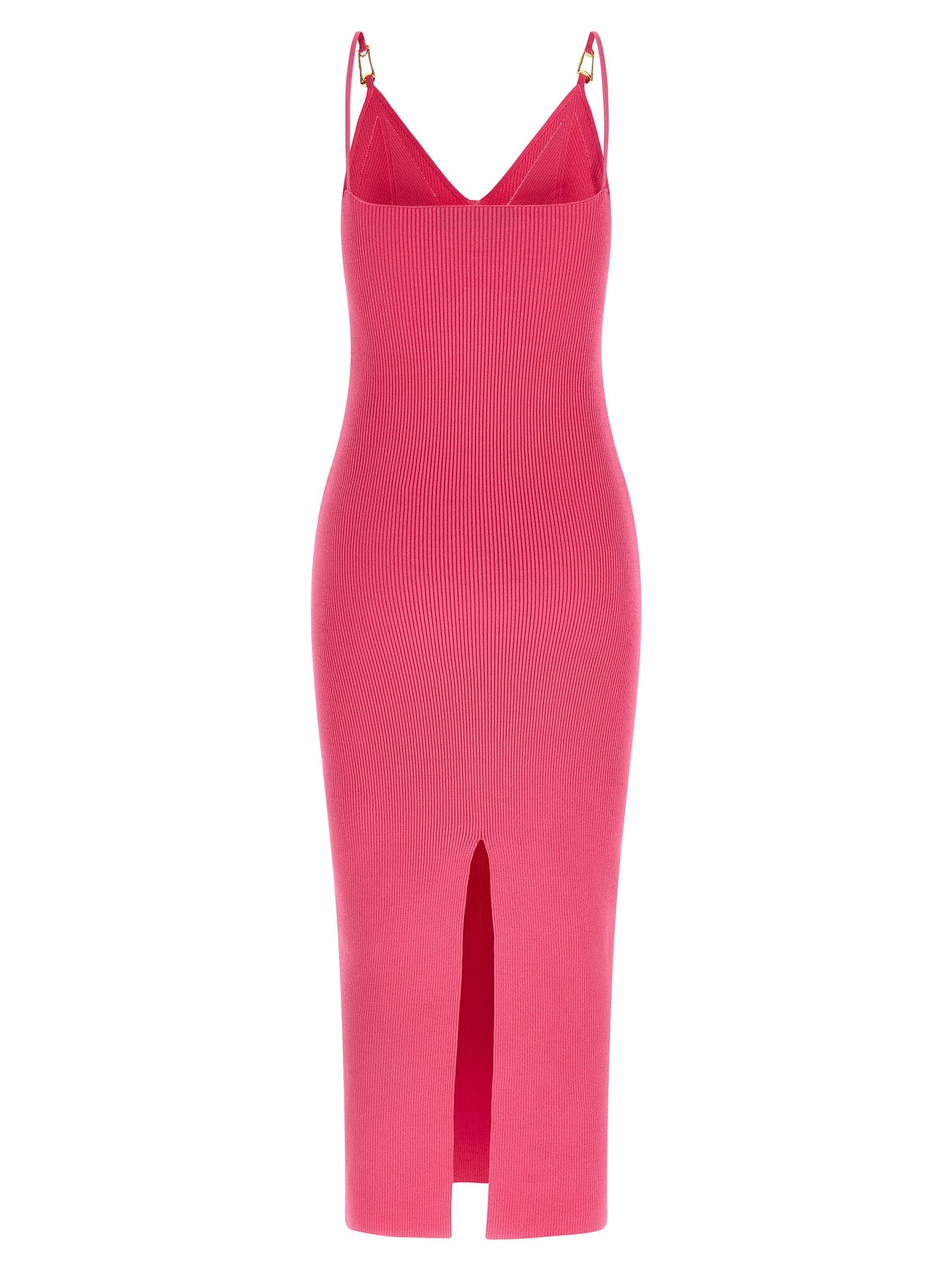Versace Fuchsia Viskose Midikleid