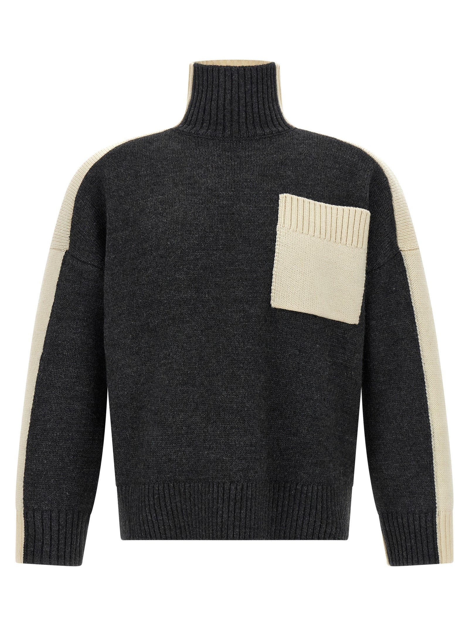 J.W.Anderson Grauer Cardigan aus Elasthan