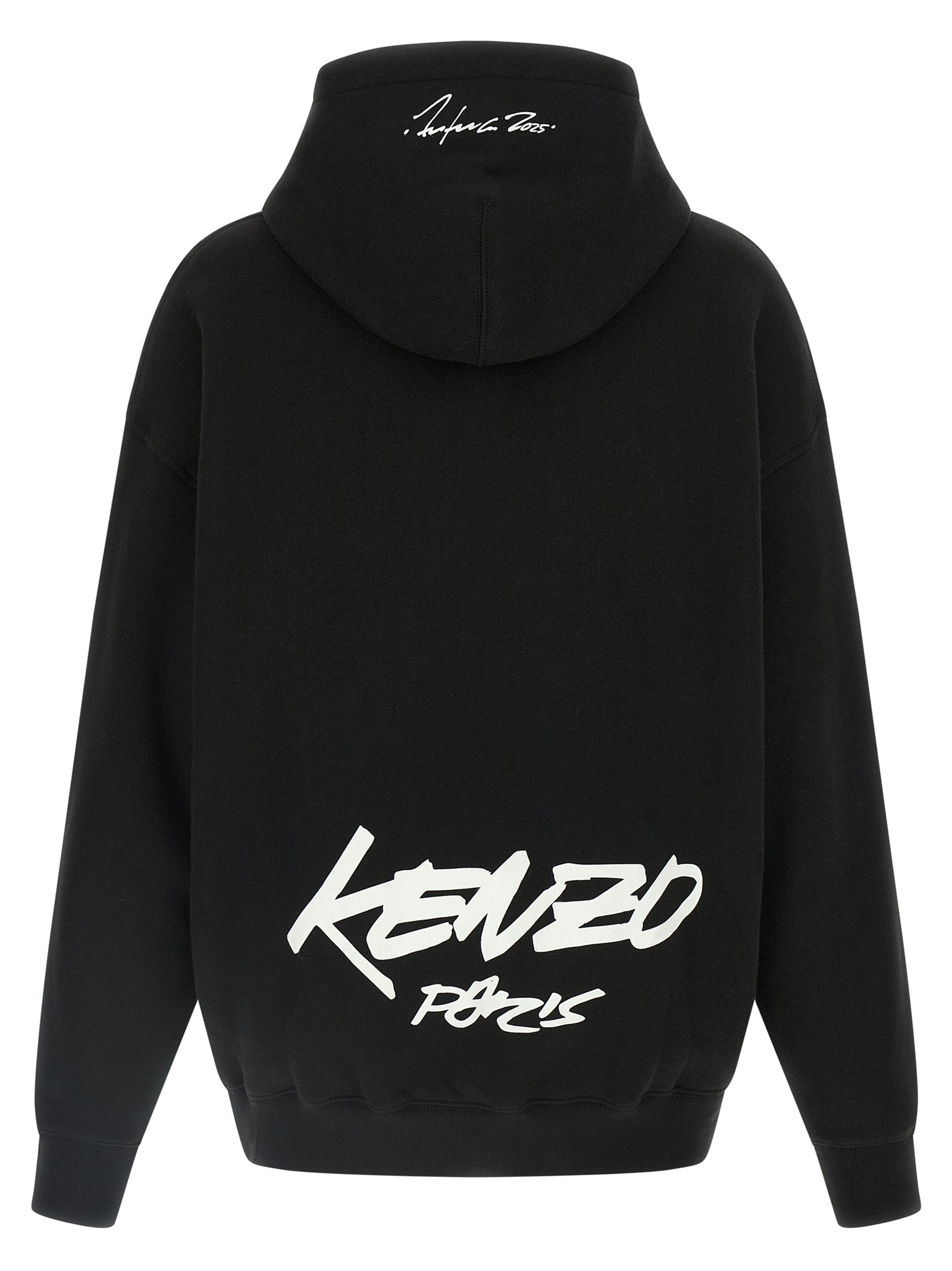 Kenzo Schwarzer Baumwoll-Hoodie