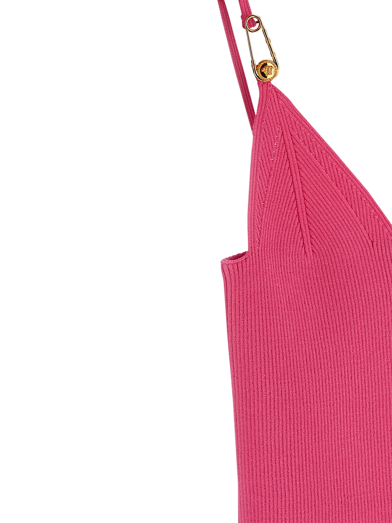 Versace Ärmelloses T-Shirt aus Viskose in Fuchsia