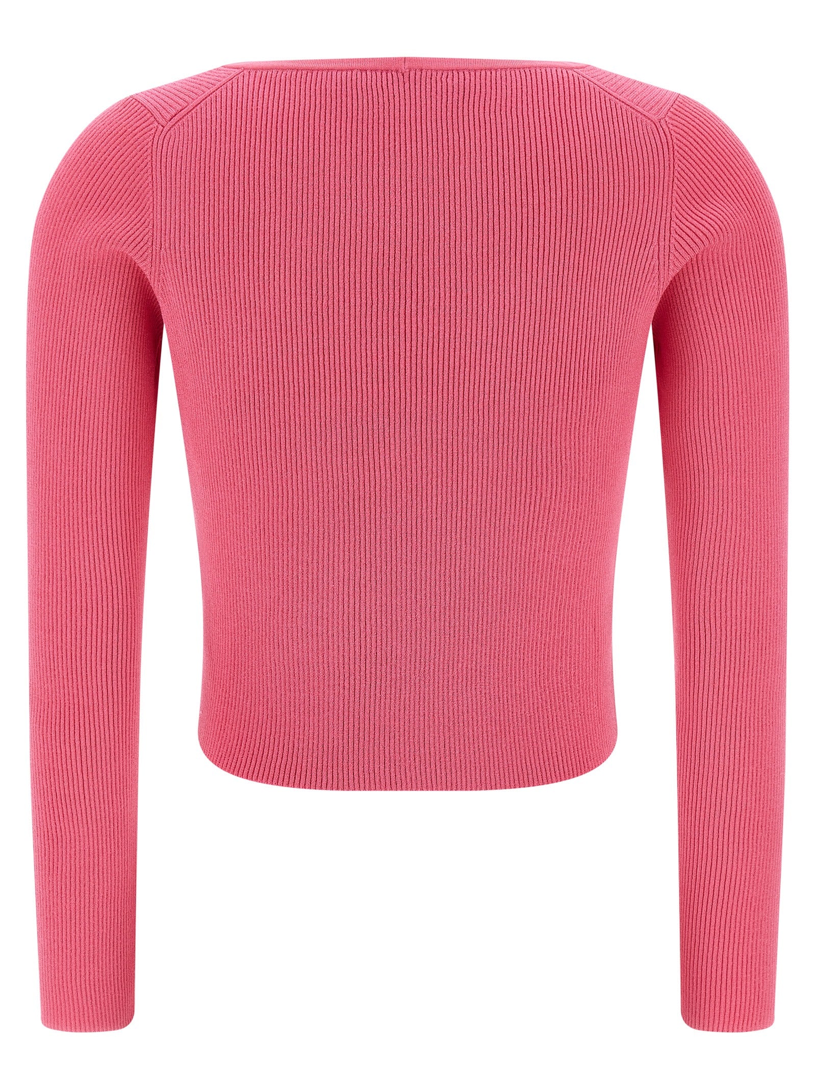 Versace Fuchsia Viskose-Strickjacke