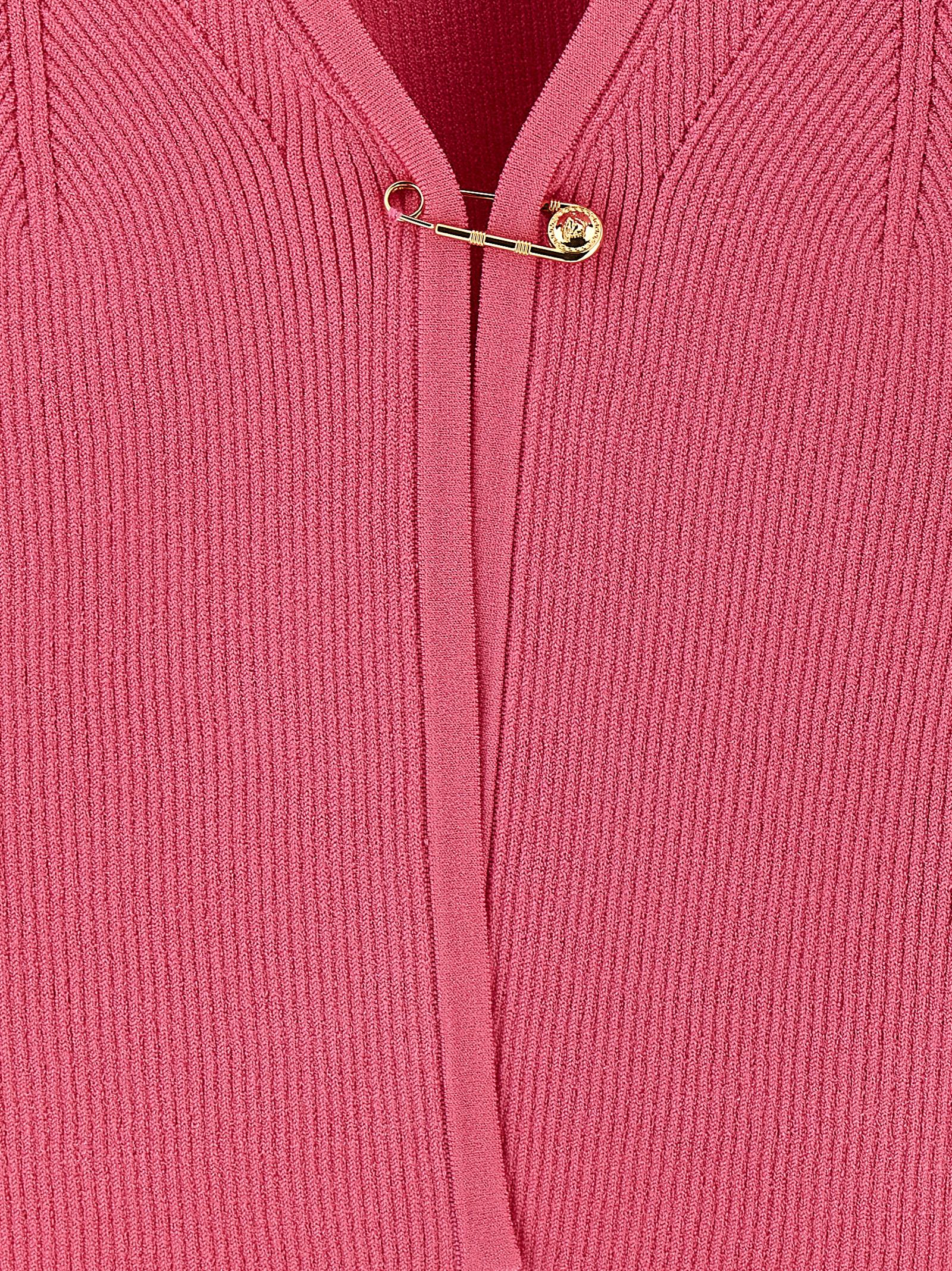 Versace Fuchsia Viskose-Strickjacke