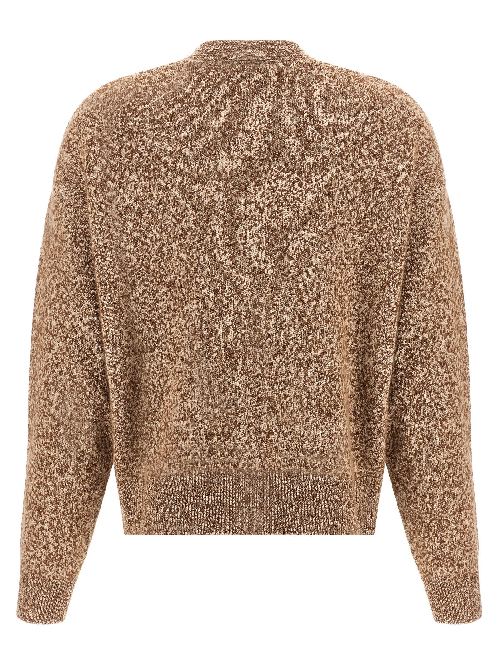 Versace Beige Virgin Wool Cardigan