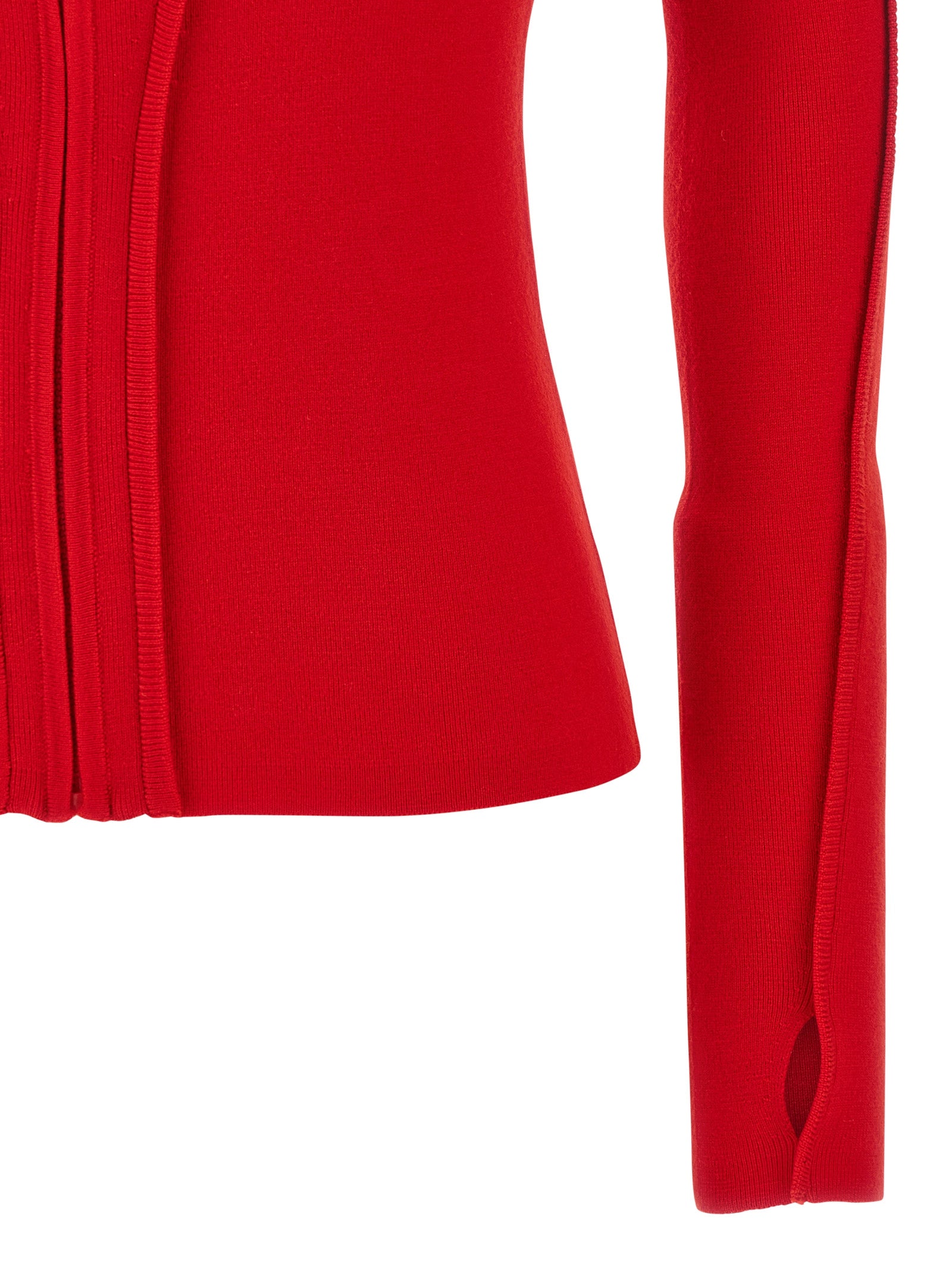 Victoria Beckham Mehrfarbige Wollstrickjacke