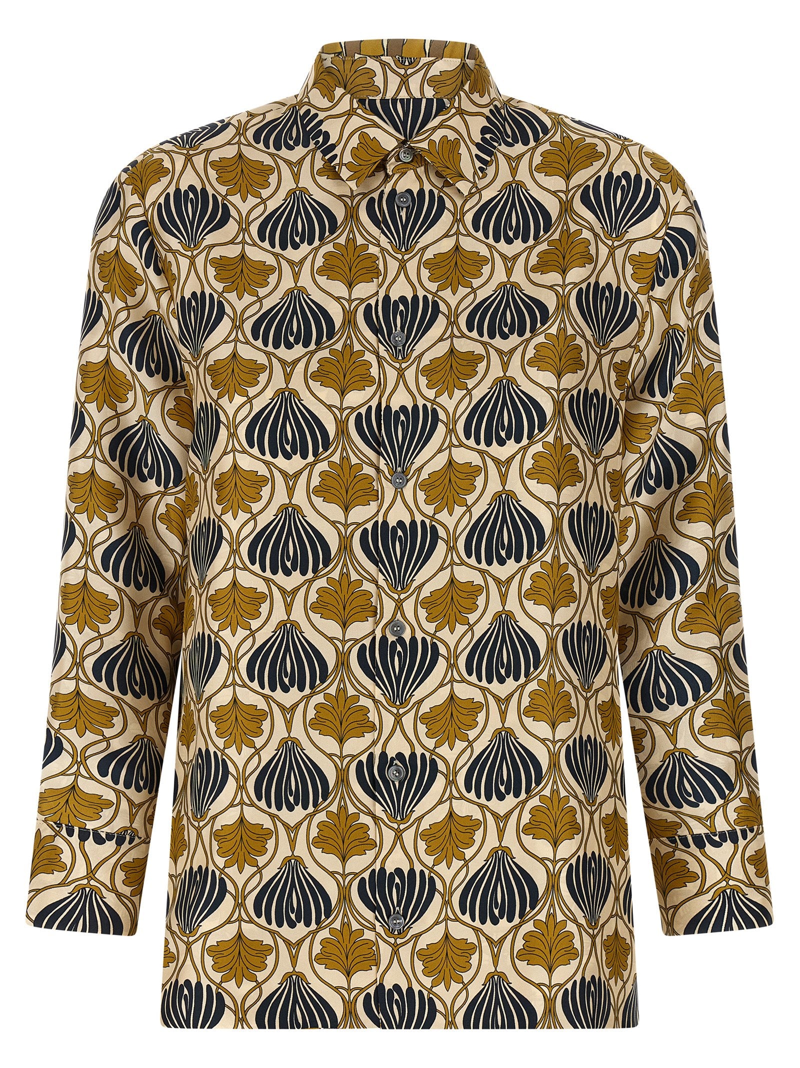 Max Mara Mehrfarbige Seidenbluse