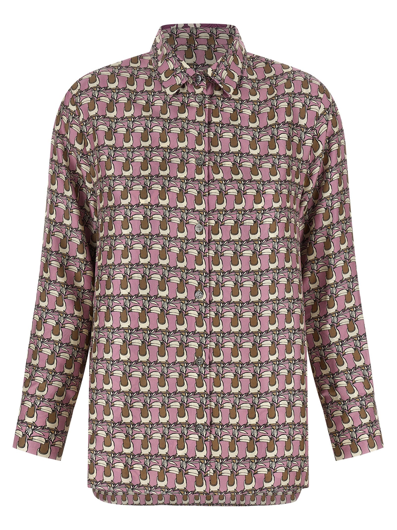 Max Mara Mehrfarbige Seidenbluse