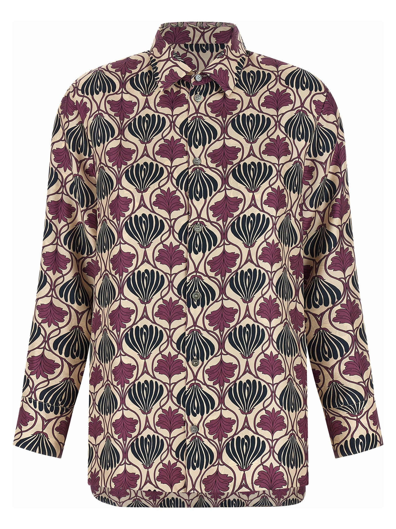 Max Mara Mehrfarbige Seidenbluse