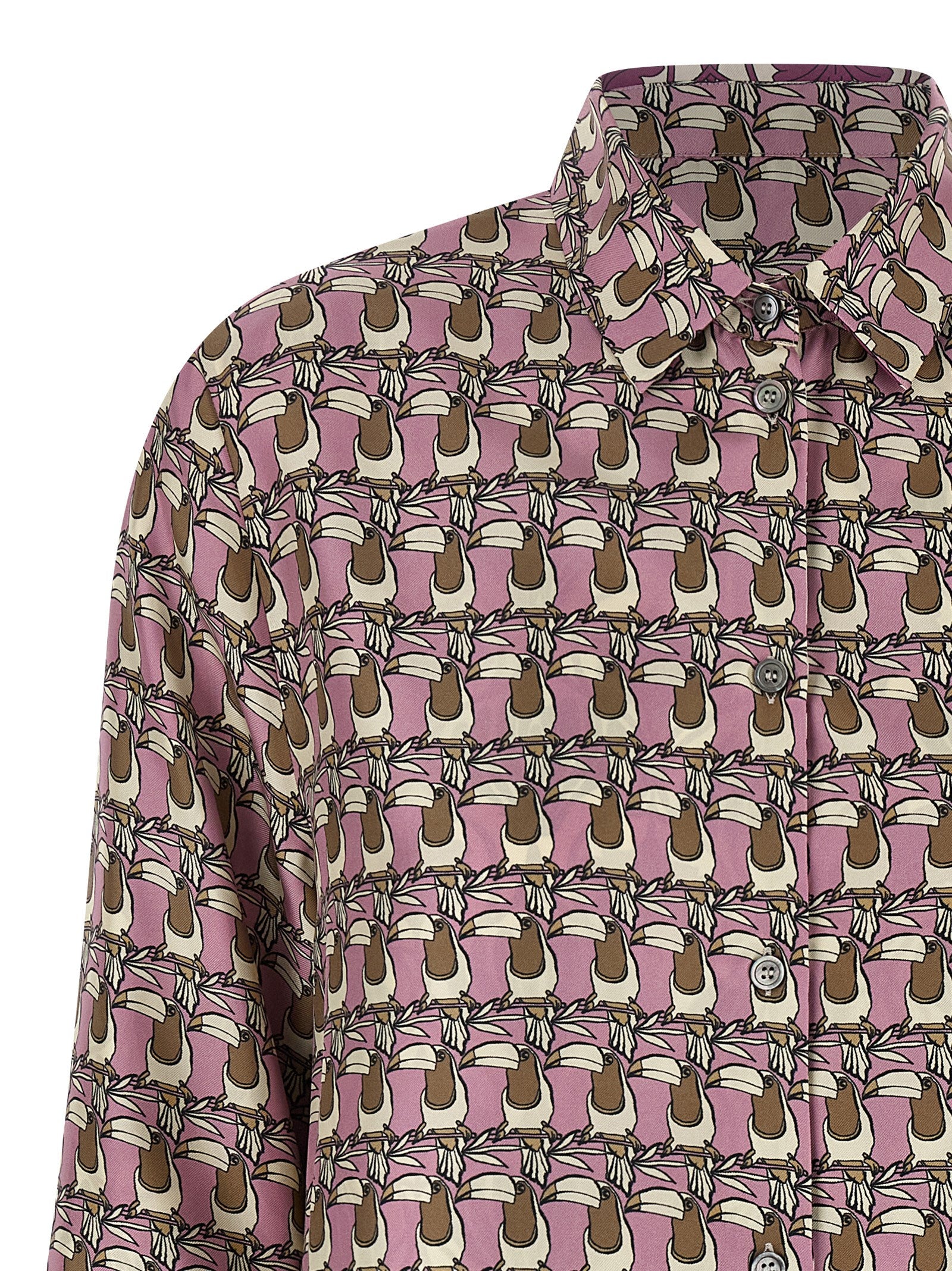 Max Mara Mehrfarbige Seidenbluse