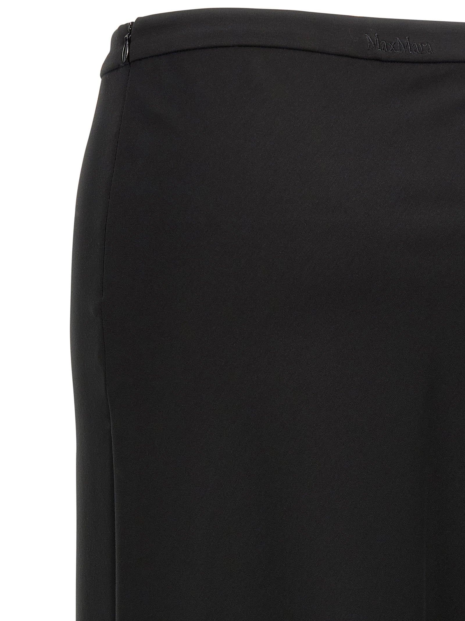 Max Mara Schwarzer Minirock aus Viskose