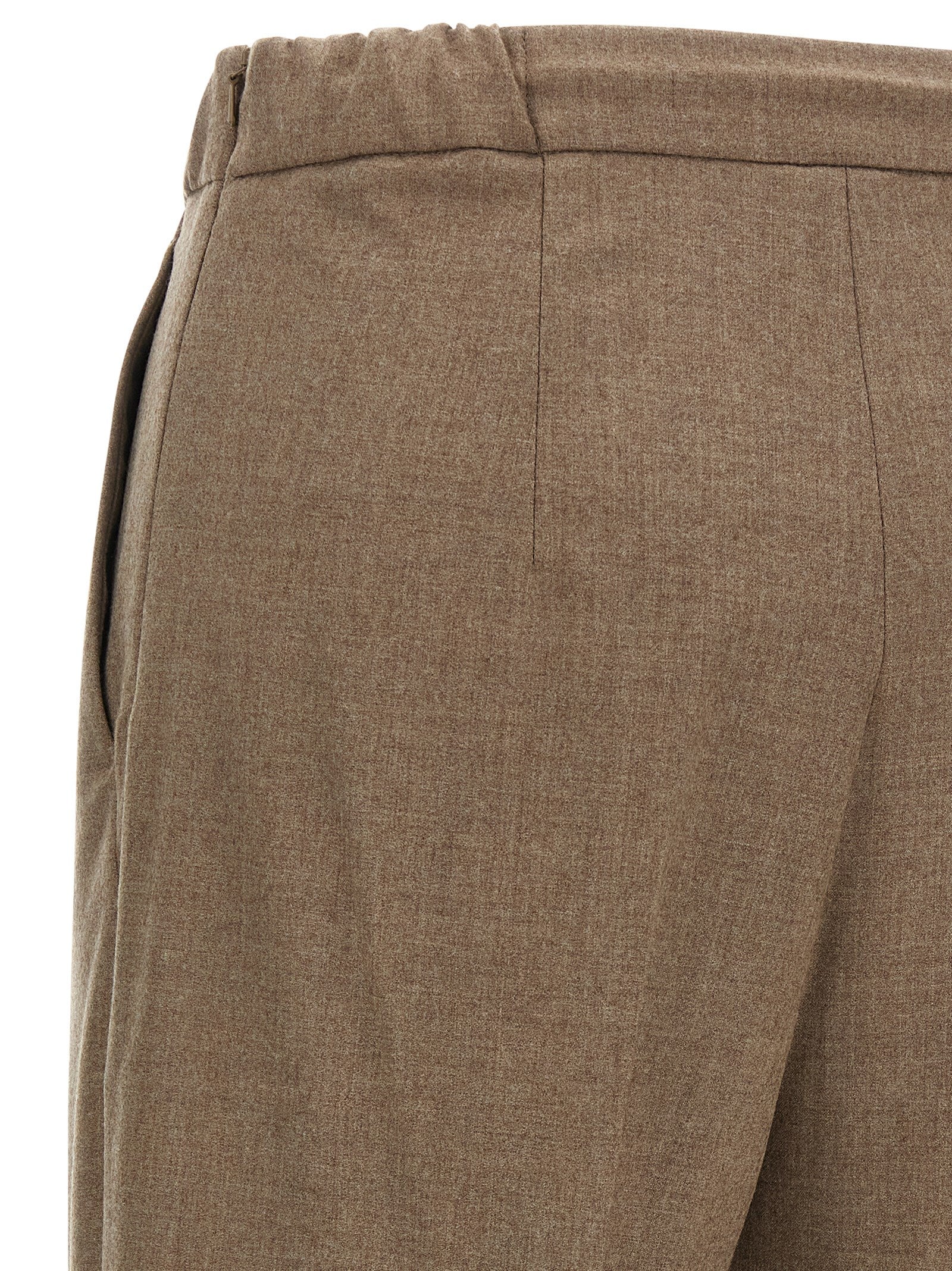 Max Mara Graue Kaschmir-Freizeithose