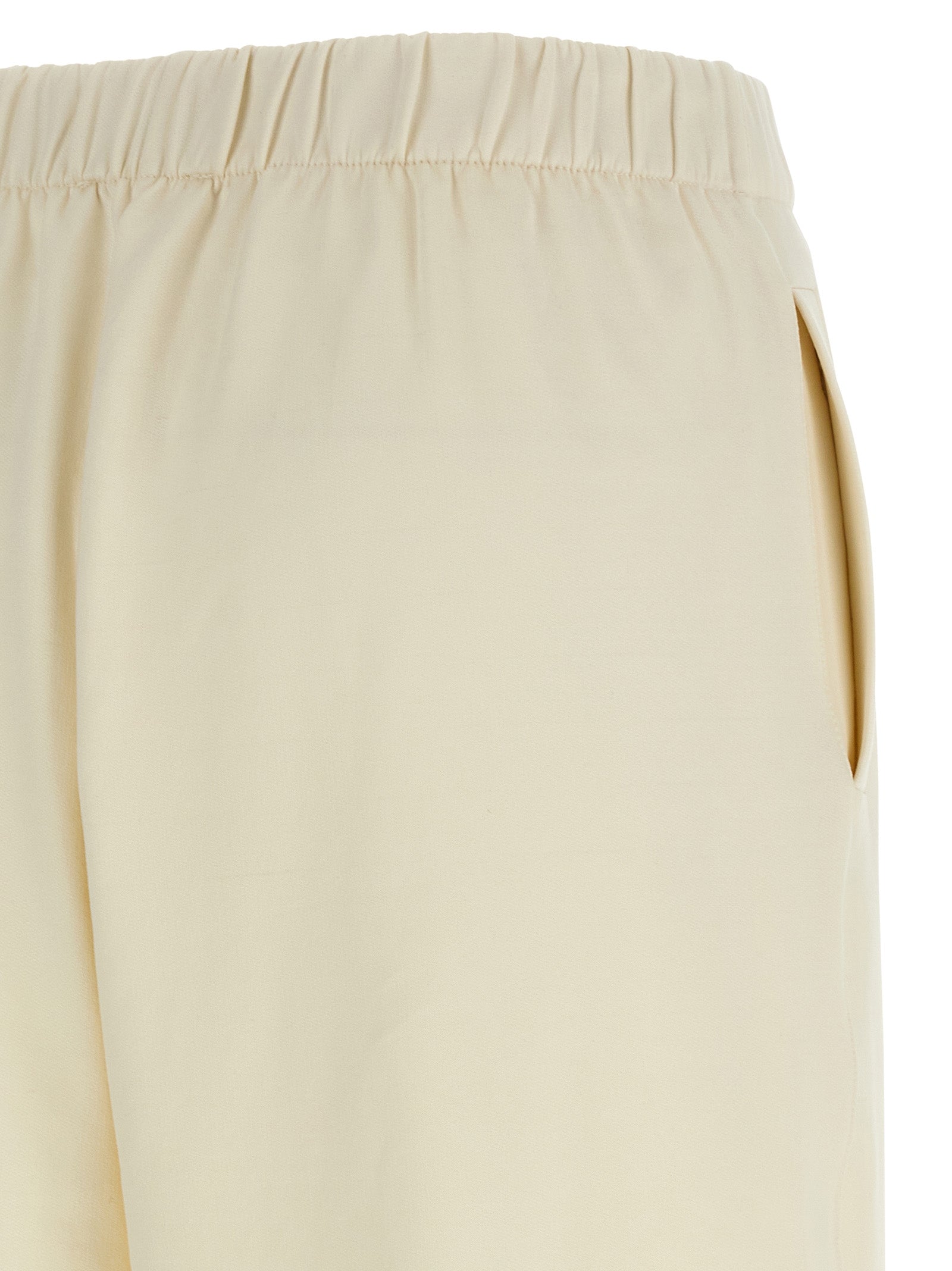 Max Mara Weiße Seidenhose für den Alltag