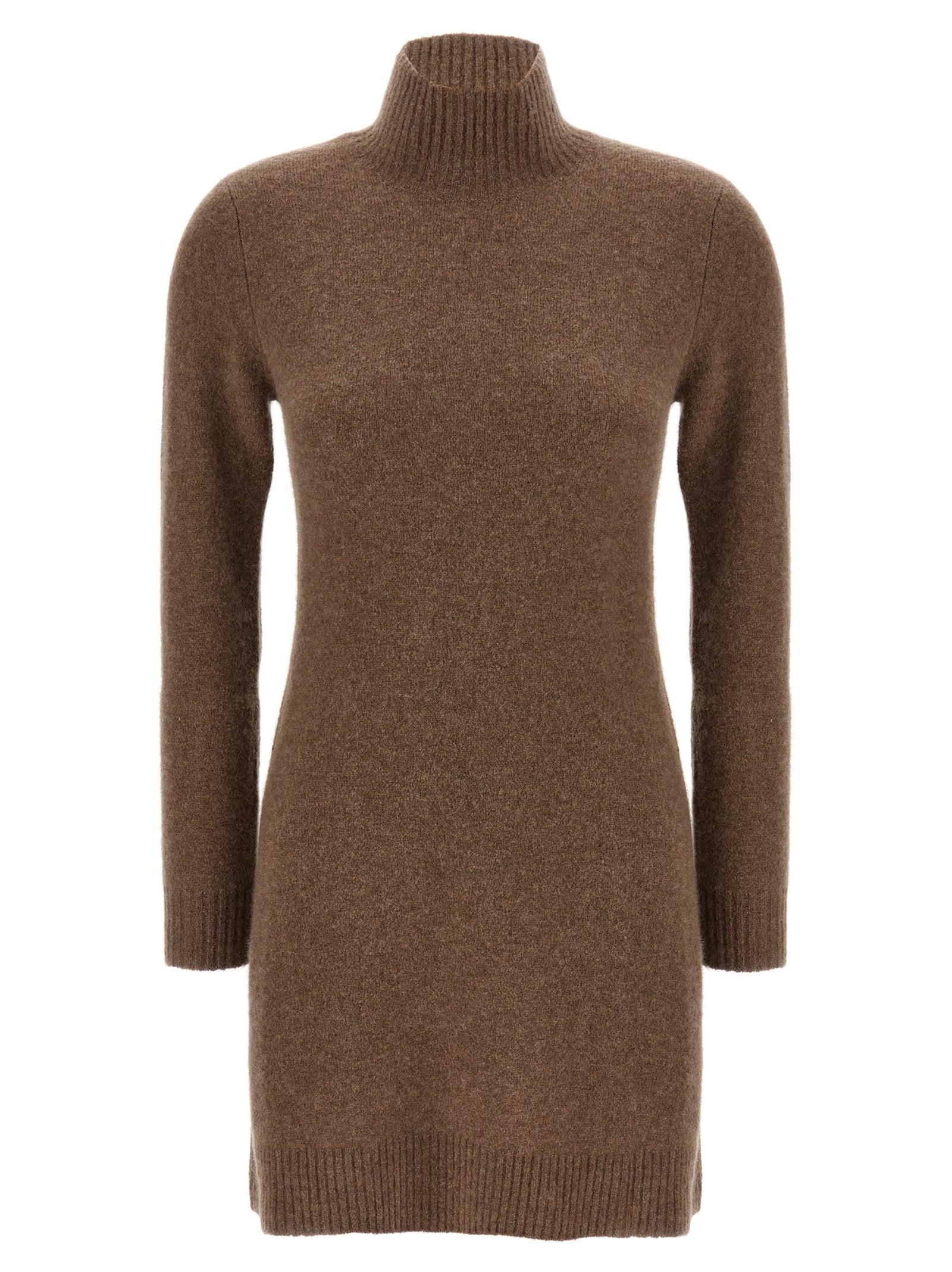 Max Mara Graues Kaschmir-Kurzkleid