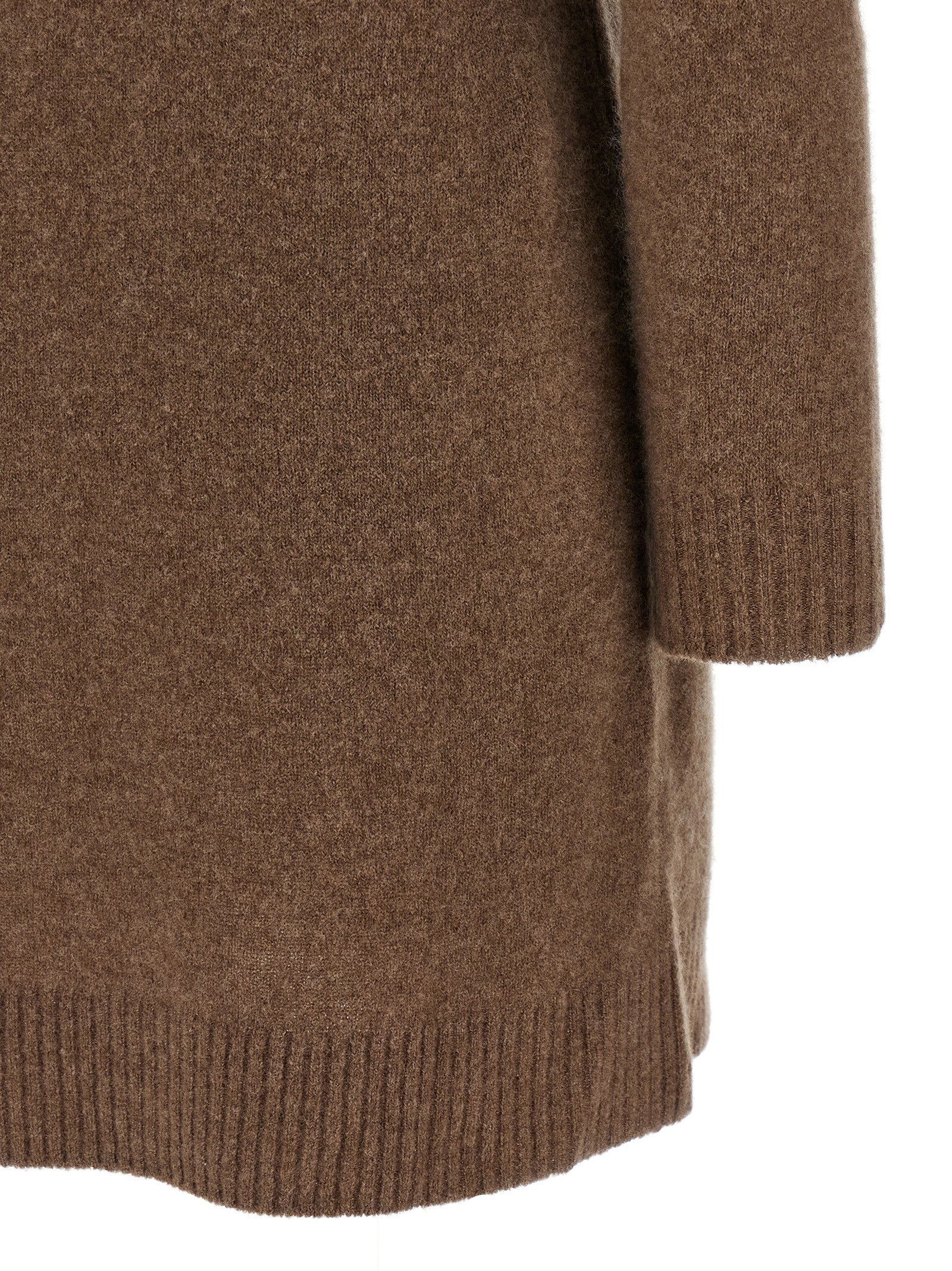 Max Mara Graues Kaschmir-Kurzkleid