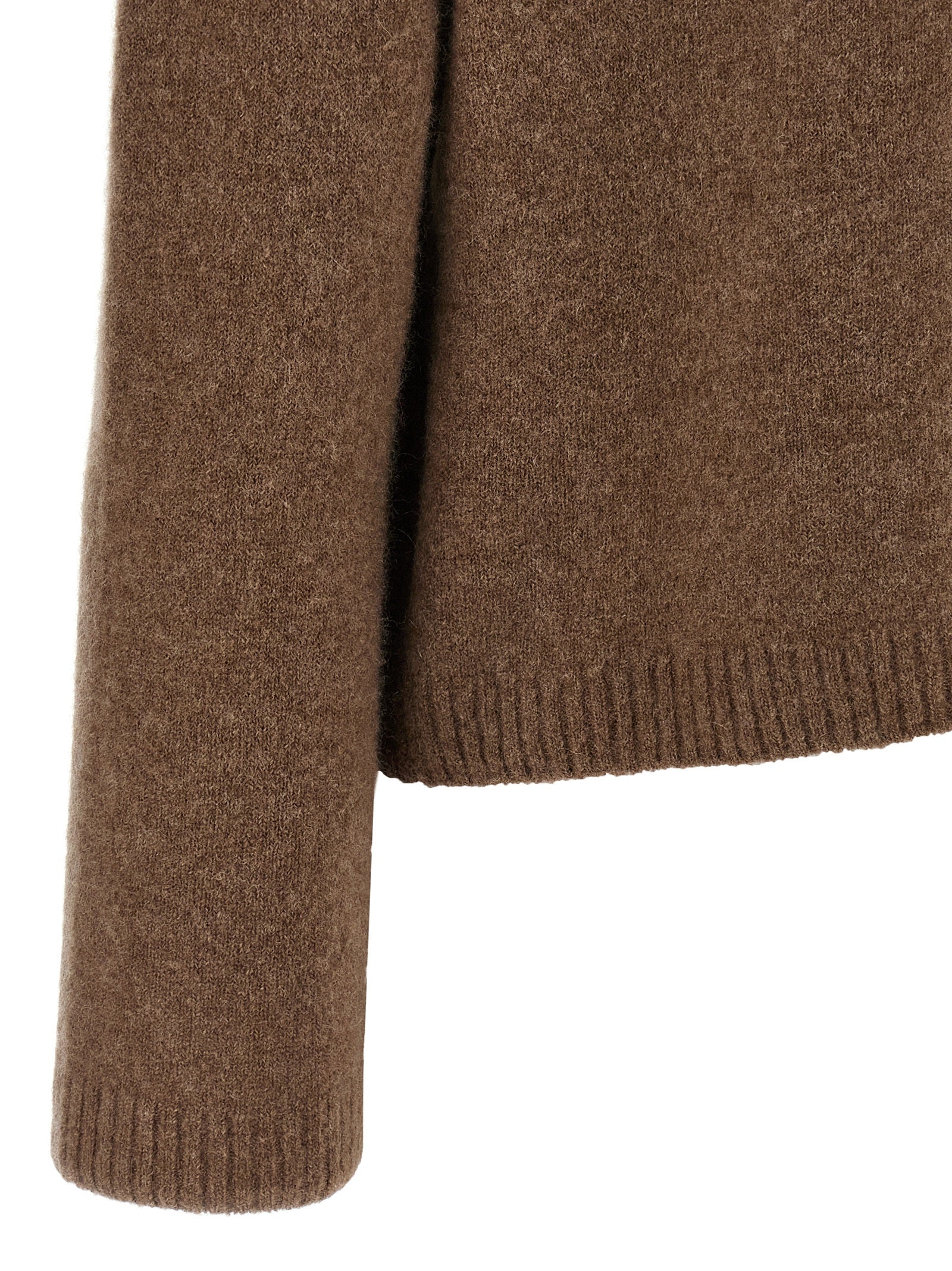 Max Mara Brauner Kaschmir-Strickjacke
