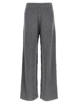 Sportmax Graue Woll-Freizeithose