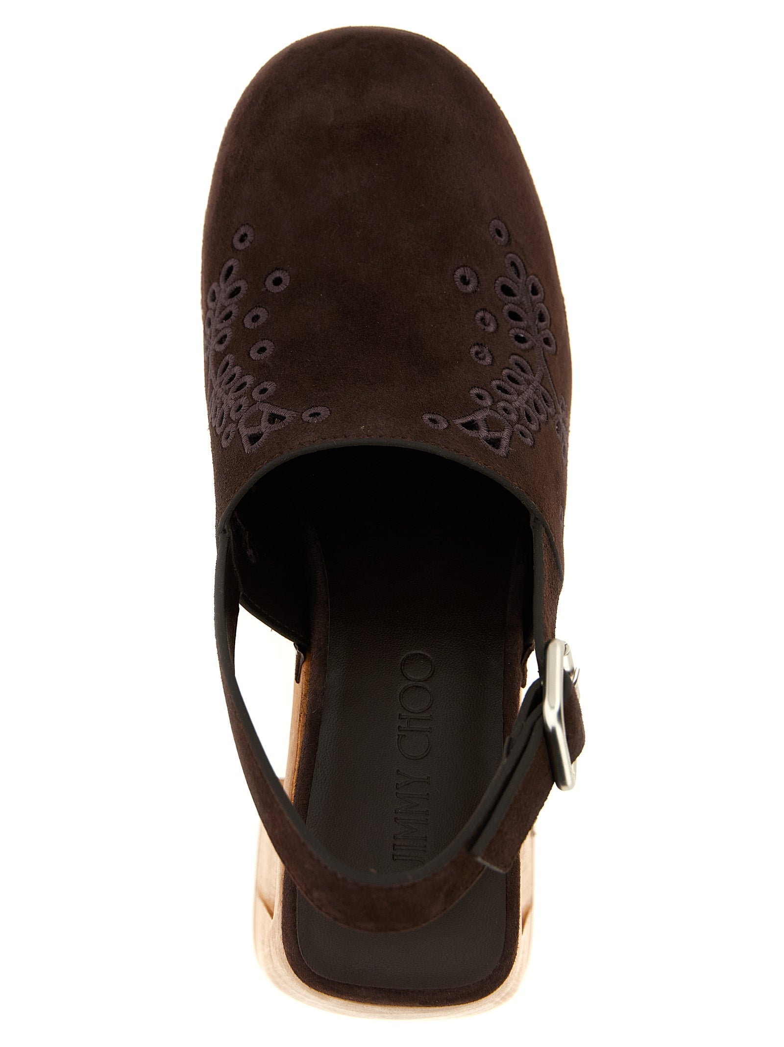 Jimmy Choo Braune Leder Pumps mit hohem Absatz