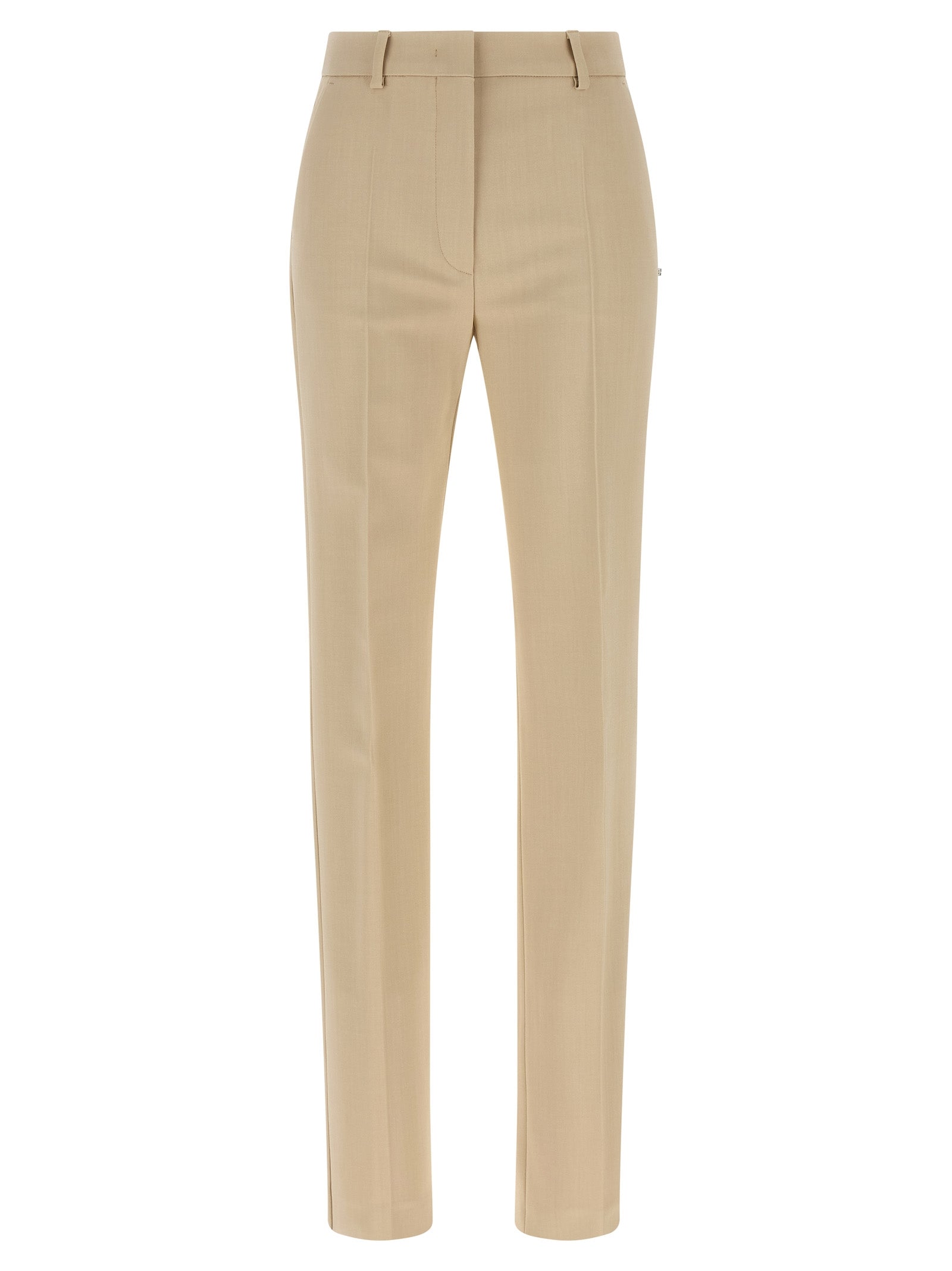 Sportmax Beige Viskose Anzughose
