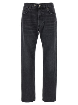 Department 5 Schwarze Baumwoll-Jeans mit geradem Bein