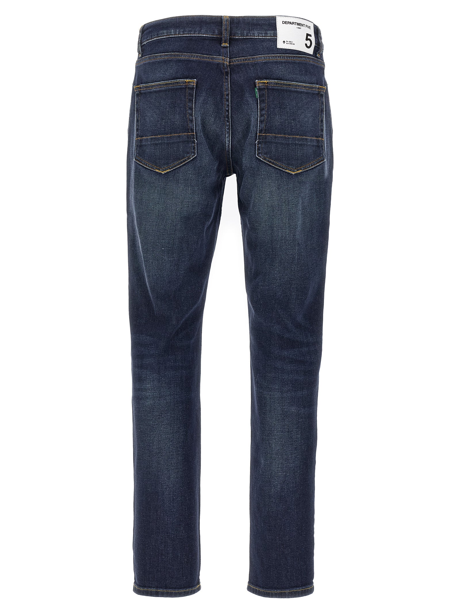 Department 5 Blaue Jeans aus Baumwolle im geraden Schnitt