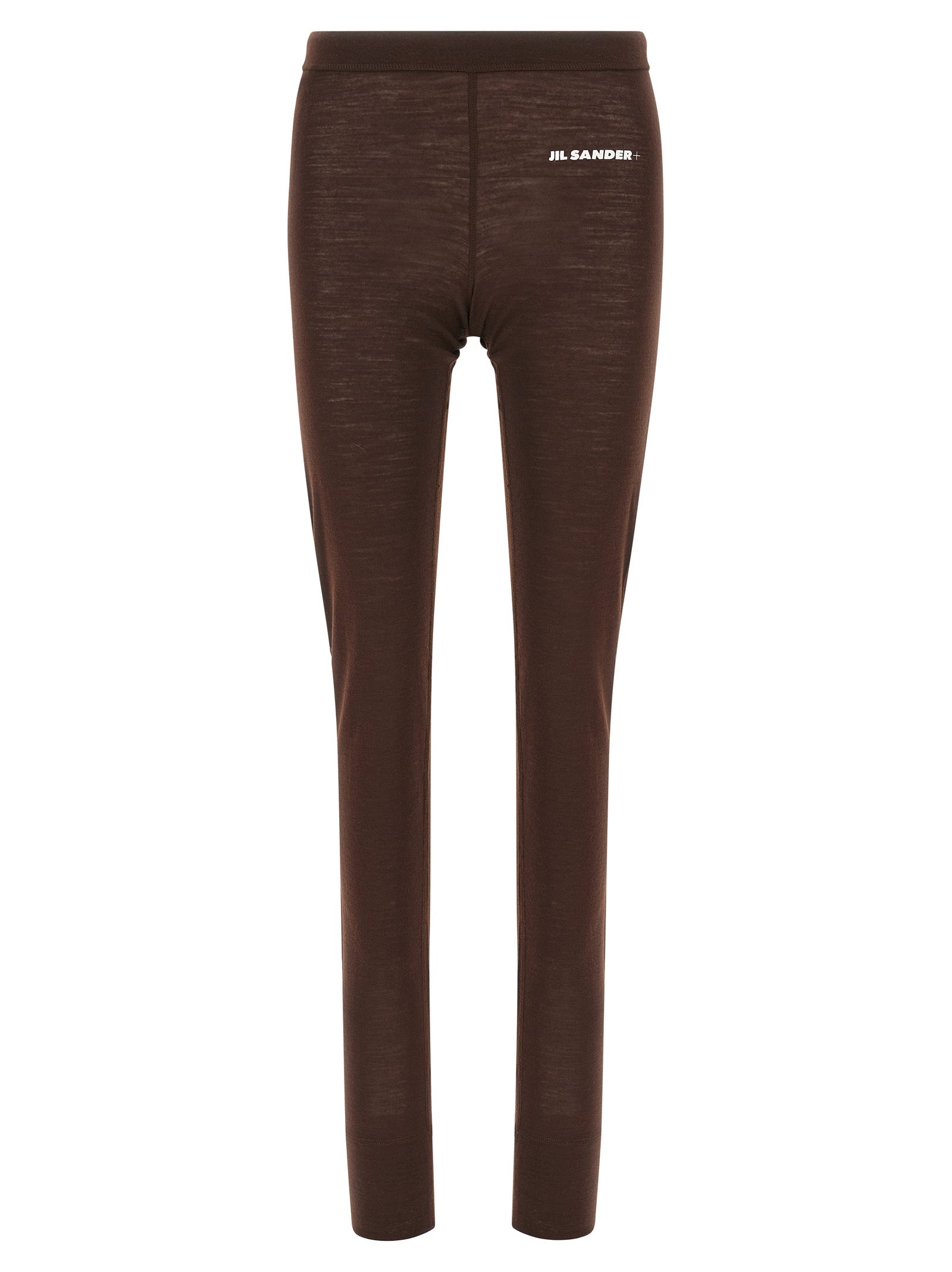 Jil Sander Leggings in Bordeaux aus Polyester