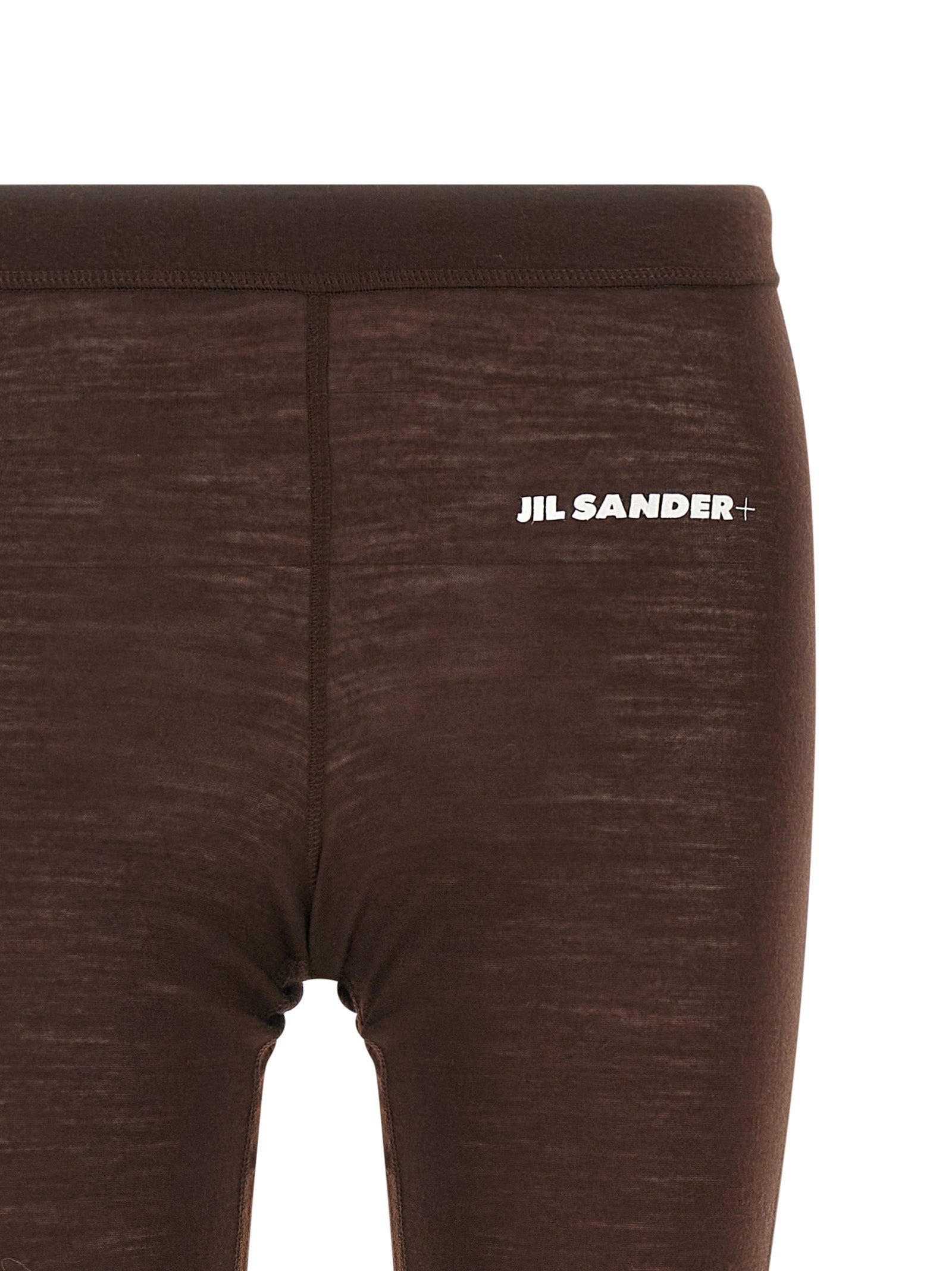 Jil Sander Leggings in Bordeaux aus Polyester
