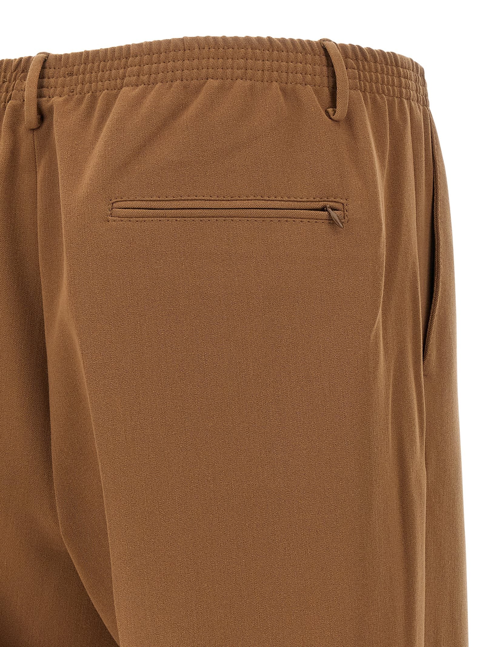CELLAR DOOR Braune Freizeithose aus Polyester