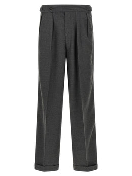 CELLAR DOOR Graue Freizeithose aus Polyester