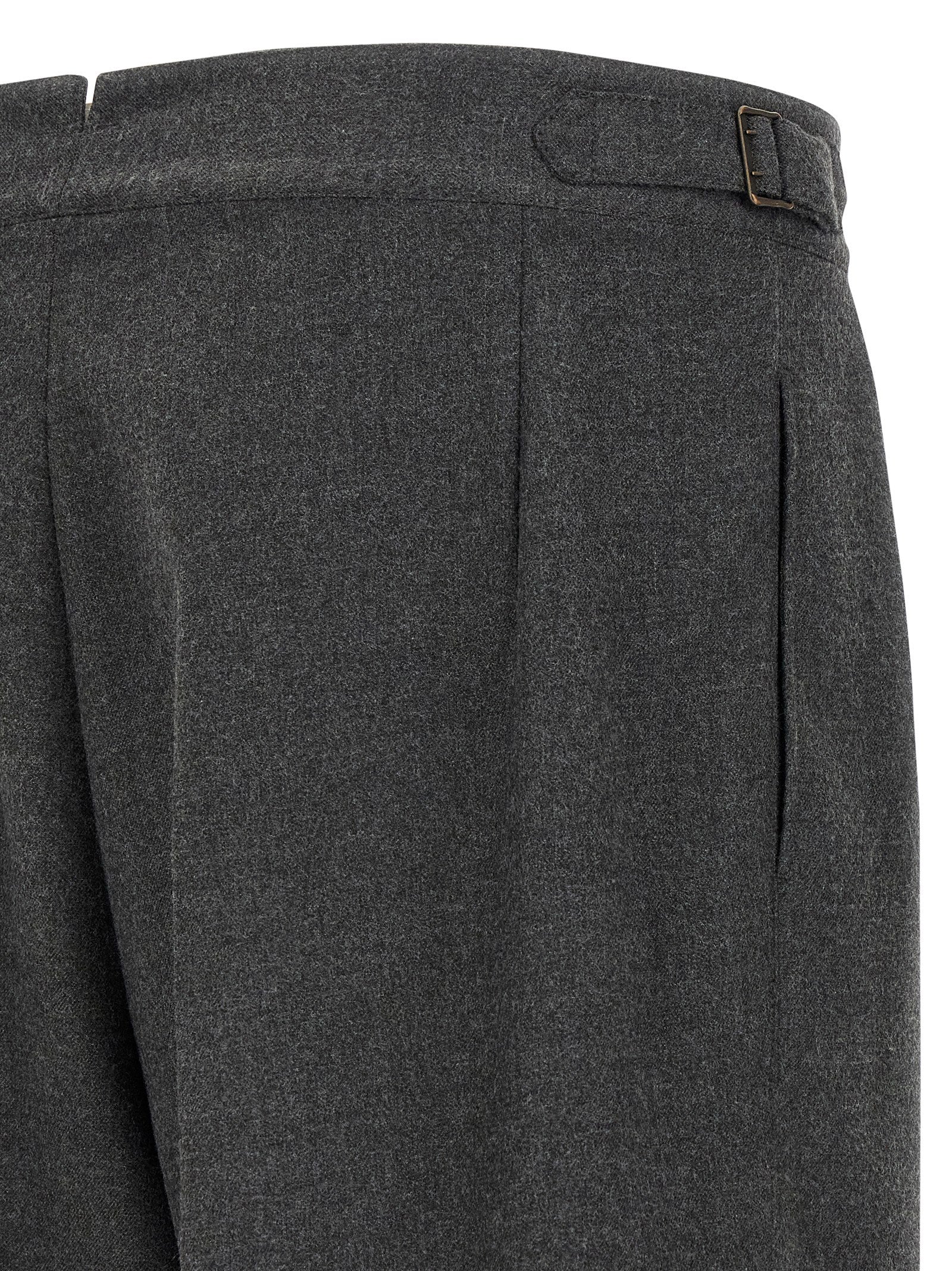 CELLAR DOOR Graue Freizeithose aus Polyester