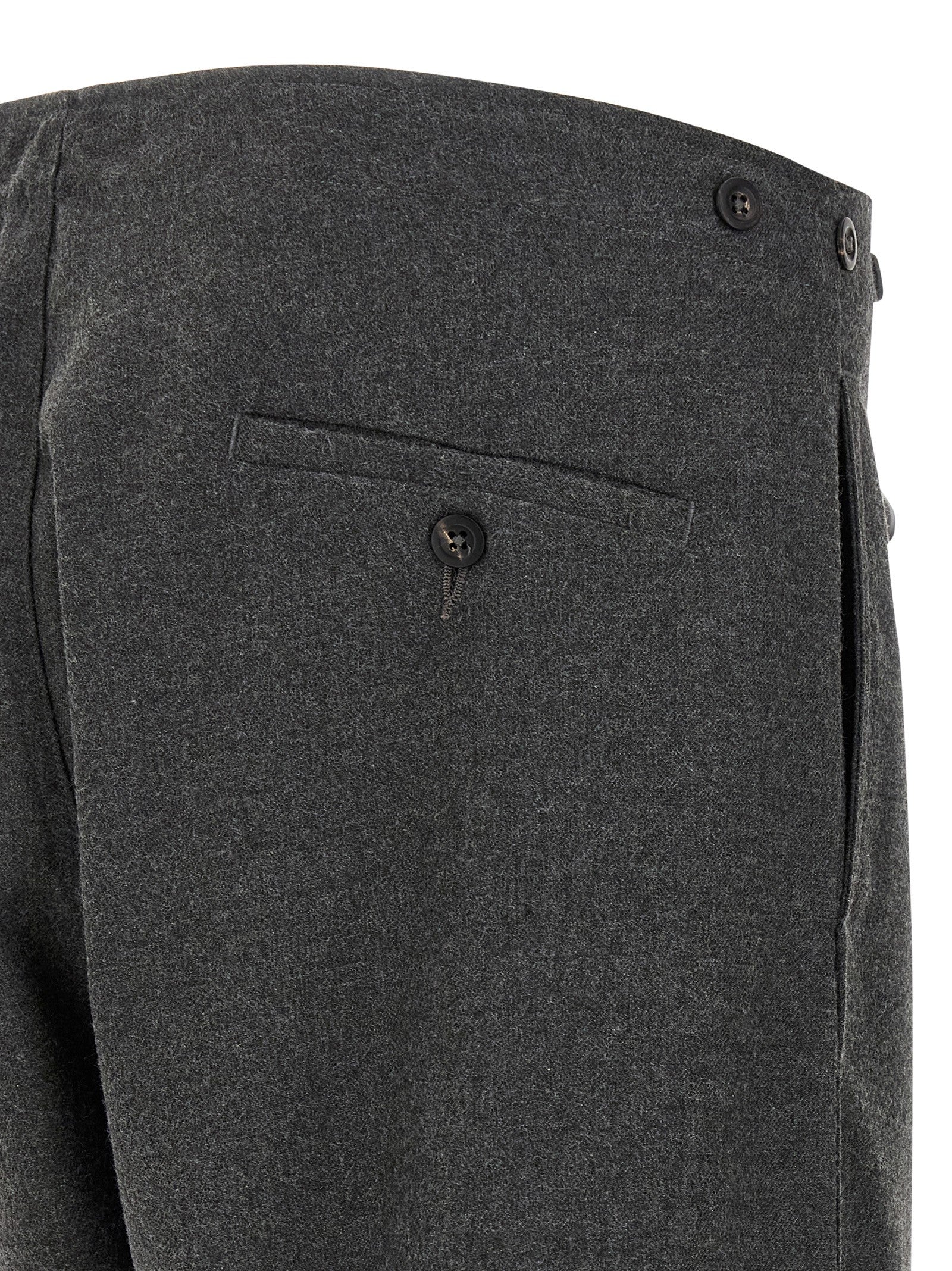 CELLAR DOOR Graue Freizeithose aus Polyester