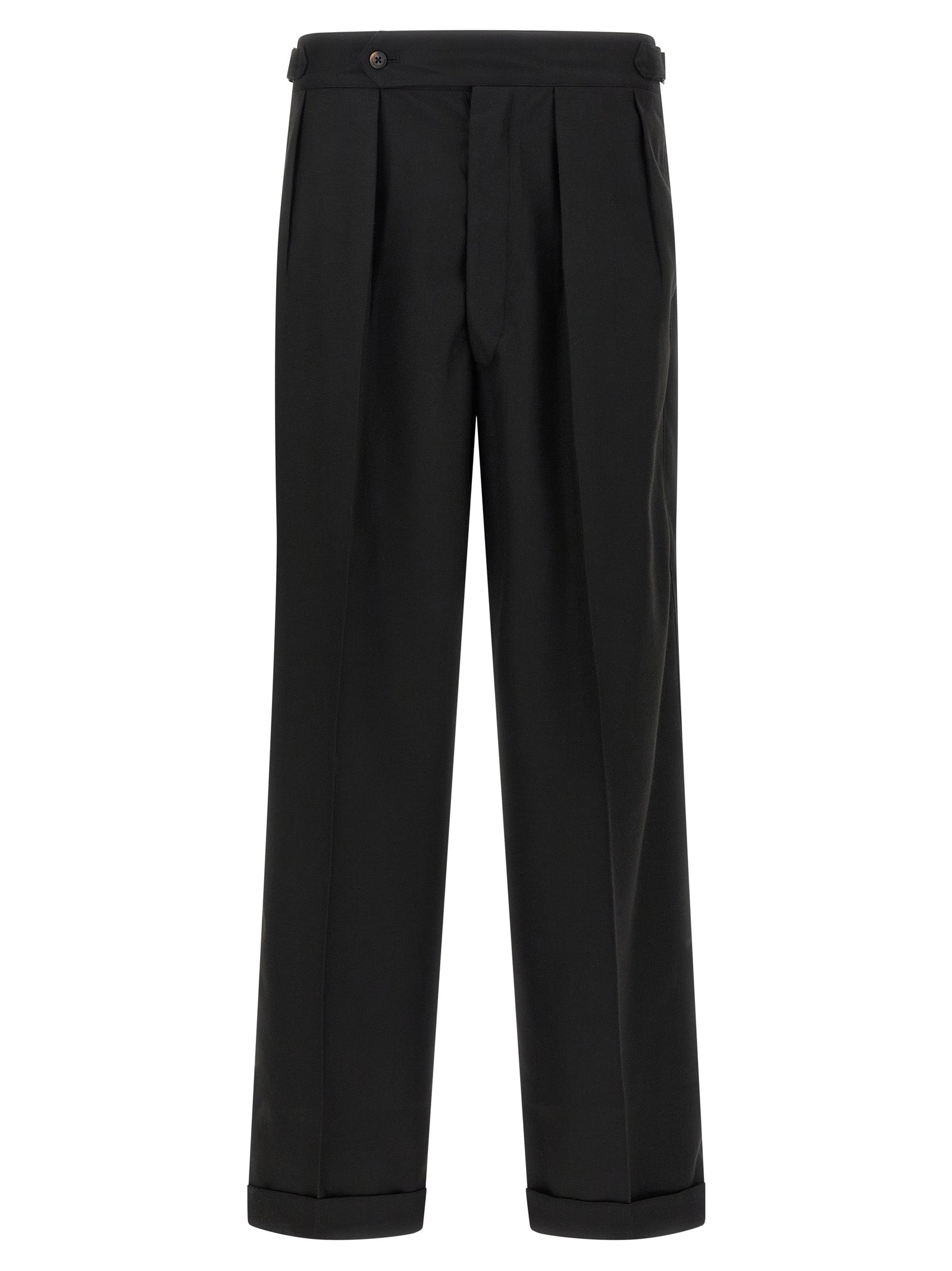 CELLAR DOOR Schwarze Freizeithose aus Polyester