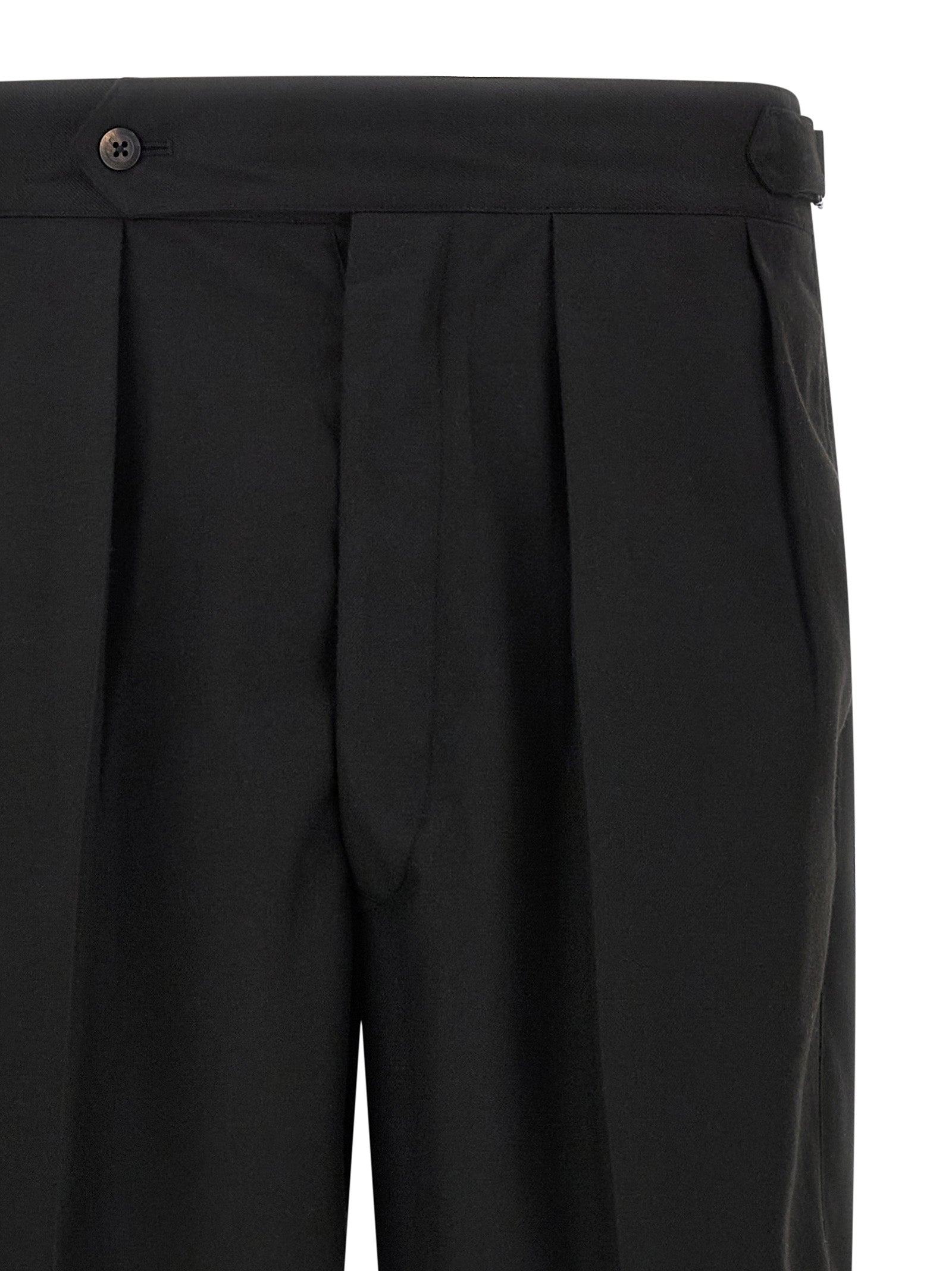 CELLAR DOOR Schwarze Freizeithose aus Polyester