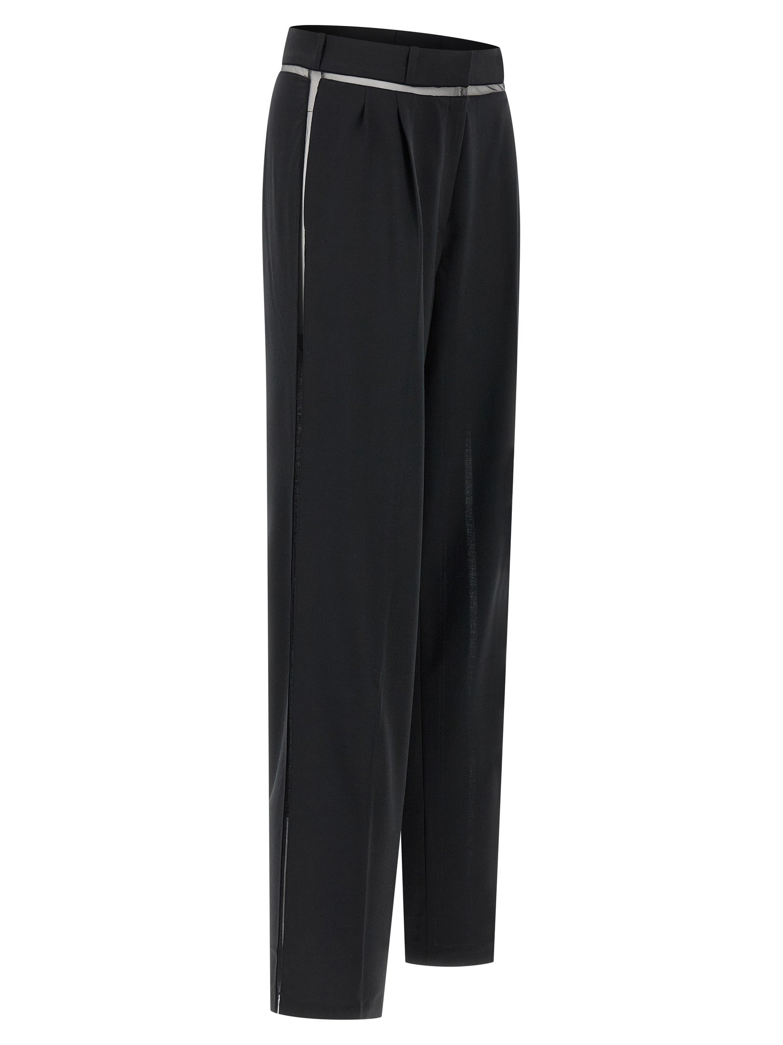 Nensi Dojaka Schwarze Hose aus reiner Schurwolle
